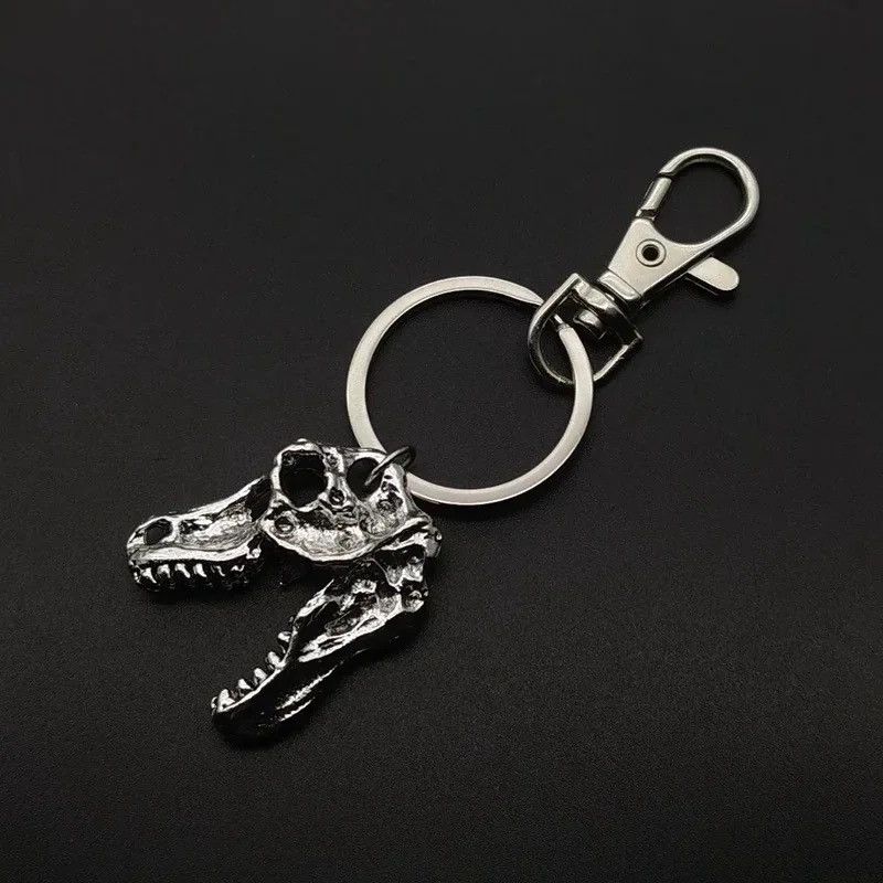 Vintage Retro Goth Skull Teeth Keychain Size ONE SIZE - 1 Thumbnail