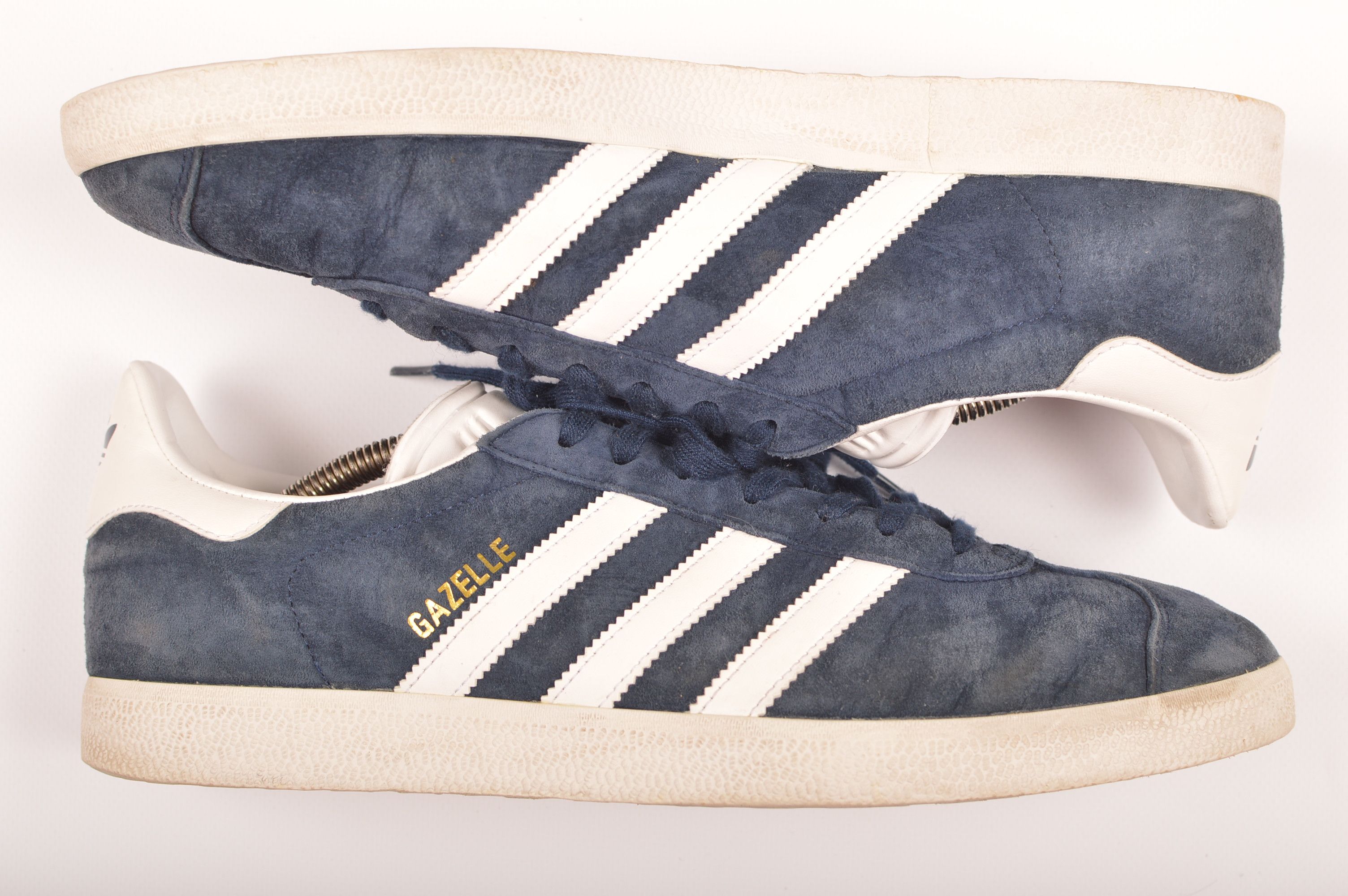 Adidas Adidas Gazelle Originals Navy Blue Suede Sneakers Size US 11 / EU 44 - 6 Thumbnail