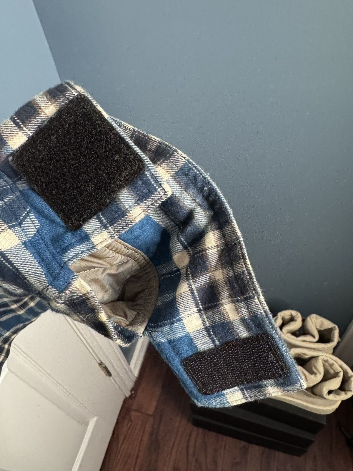Fear of God Sixth Collection Blue Plaid Shirt Jacket