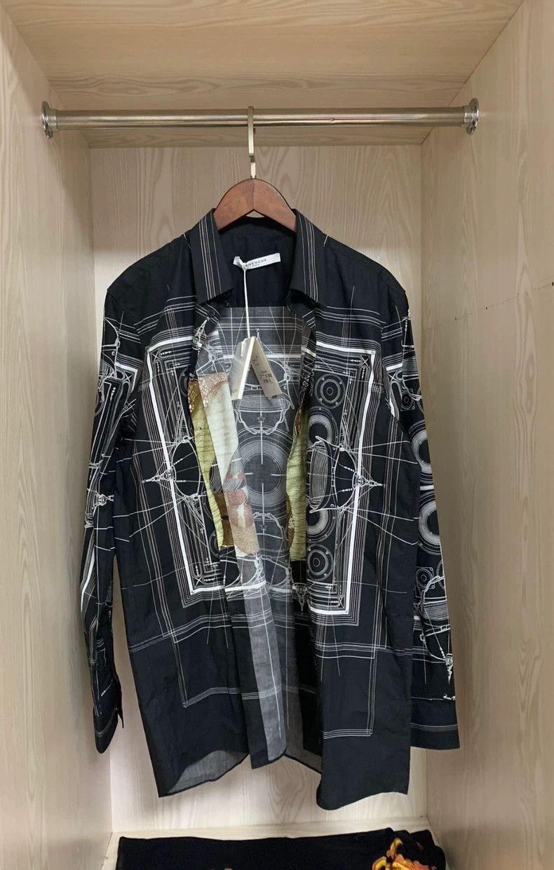 Givenchy Cobra Print Long Sleeve Shirt-2508