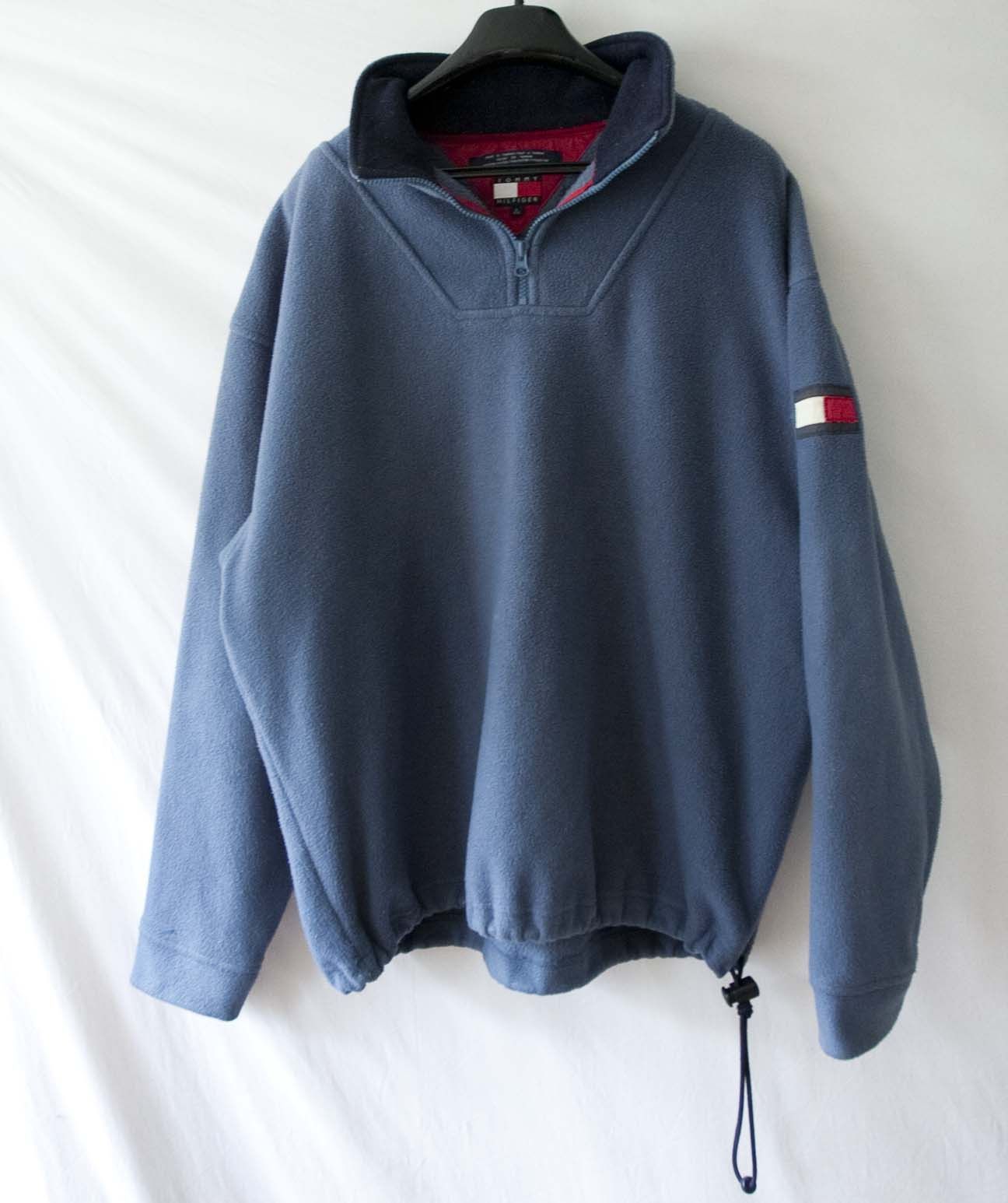 Tommy Hilfiger × Vintage Tommy Hilfiger Vintage Jacket Fleece Spell Out Size L Size US L / EU 52-54 / 3 - 2 Thumbnail