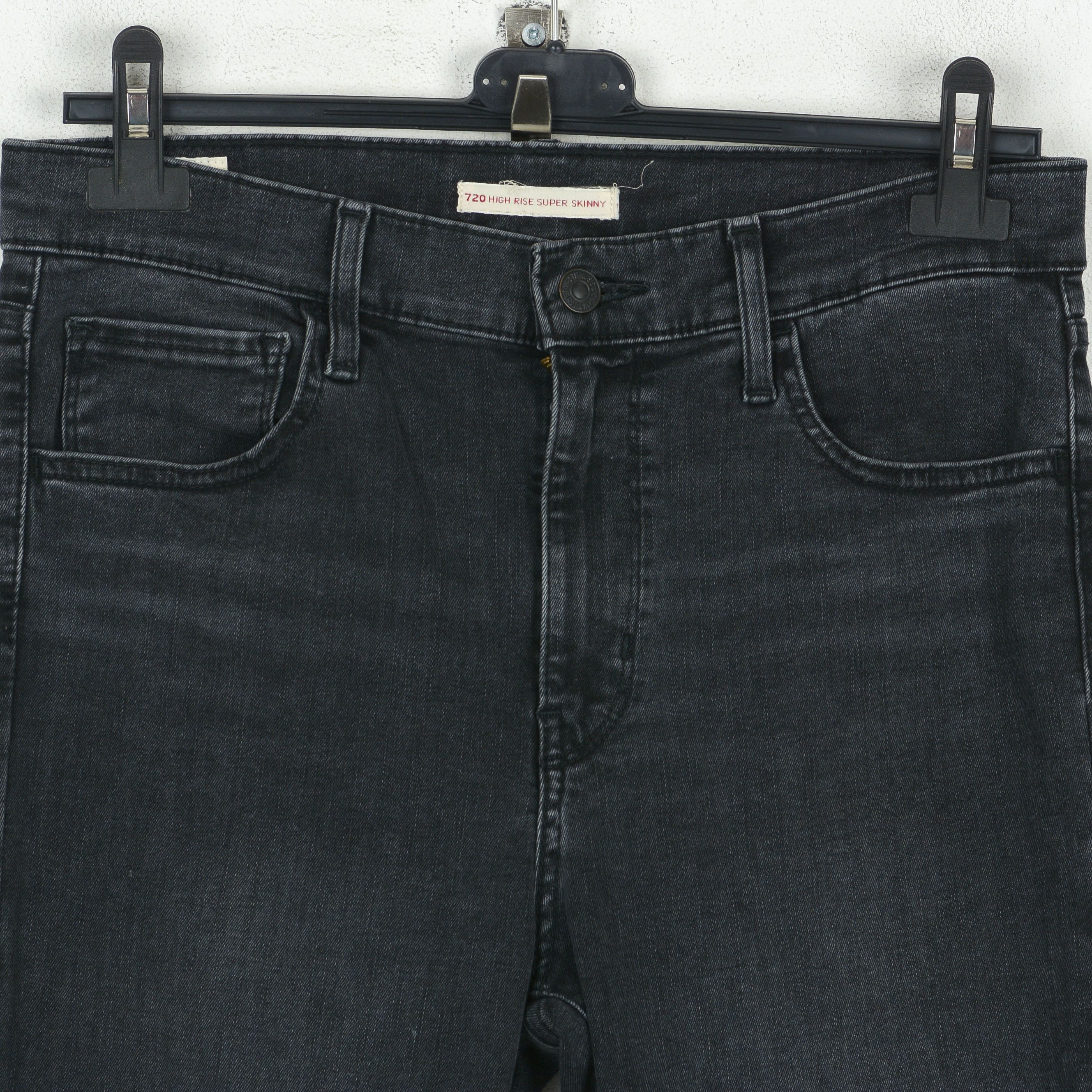 Levi's × Levi's Vintage Clothing 720 High Rise Super Skinny W30 L30 Denim Jeans Pants Trouser Size 30" / US 8 / IT 44 - 3 Thumbnail
