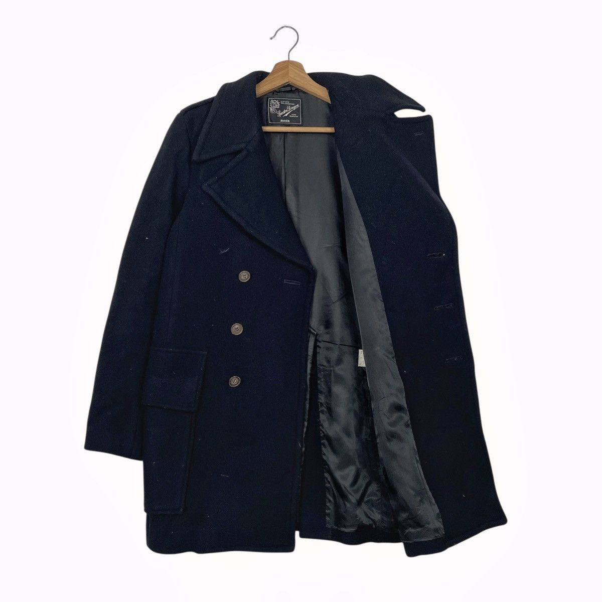 Zucca Zucca Double Breasted Wool Coat Size US M / EU 48-50 / 2 - 9 Thumbnail