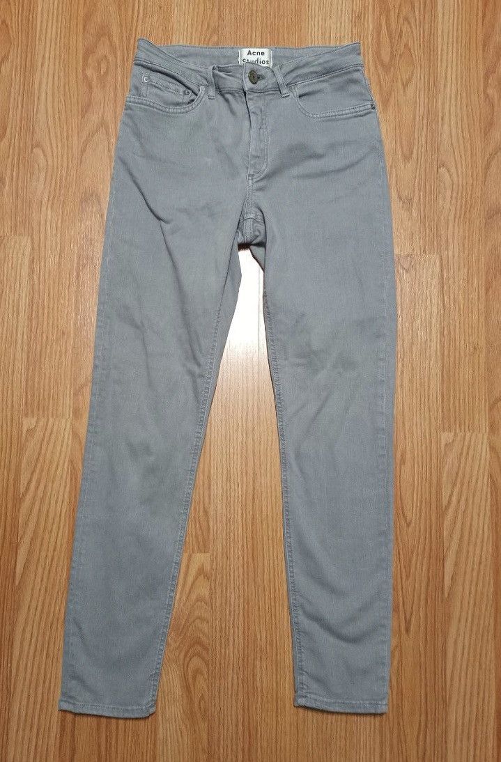 Acne Studios Acne Studios Grey Cotton Jeans Pants Womens Size 29/32 Size 29" - 5 Thumbnail