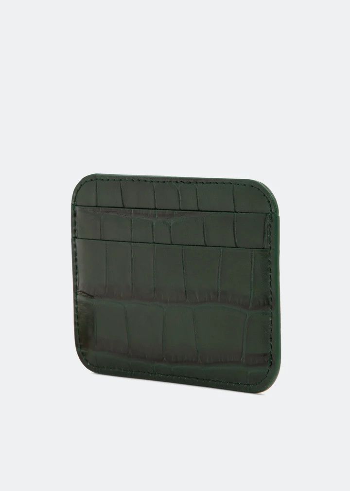 Balenciaga o1s1rm1025 Size: OS / Cash Card Holder in Green Size ONE SIZE - 2 Thumbnail