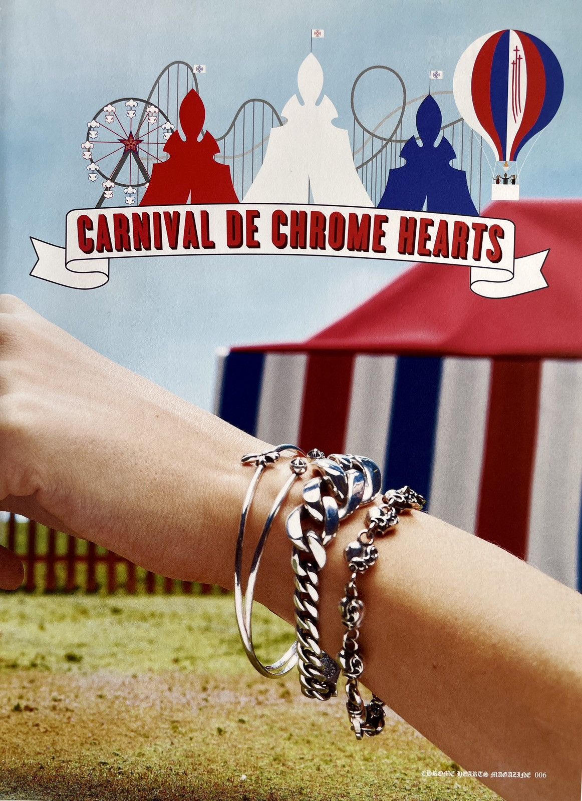Chrome Hearts Chrome Hearts carnival poster framed 9x11 Size ONE SIZE - 2 Thumbnail