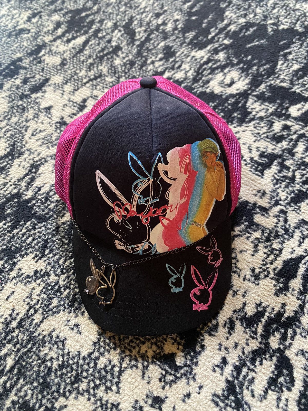If Six Was Nine × Le Grande Bleu (L.G.B.) × Playboy Y2K Playboy With Necklace Trucker Caps Size ONE SIZE - 1 Thumbnail