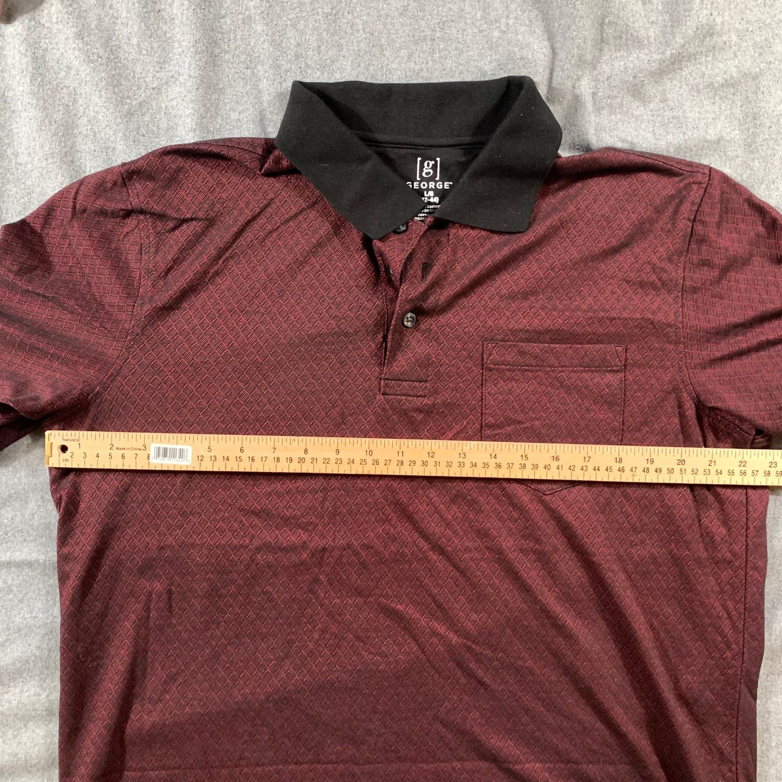 George George Shirt Adult Large Red Outdoor Casual T Shirt Mens Size US L / EU 52-54 / 3 - 4 Thumbnail
