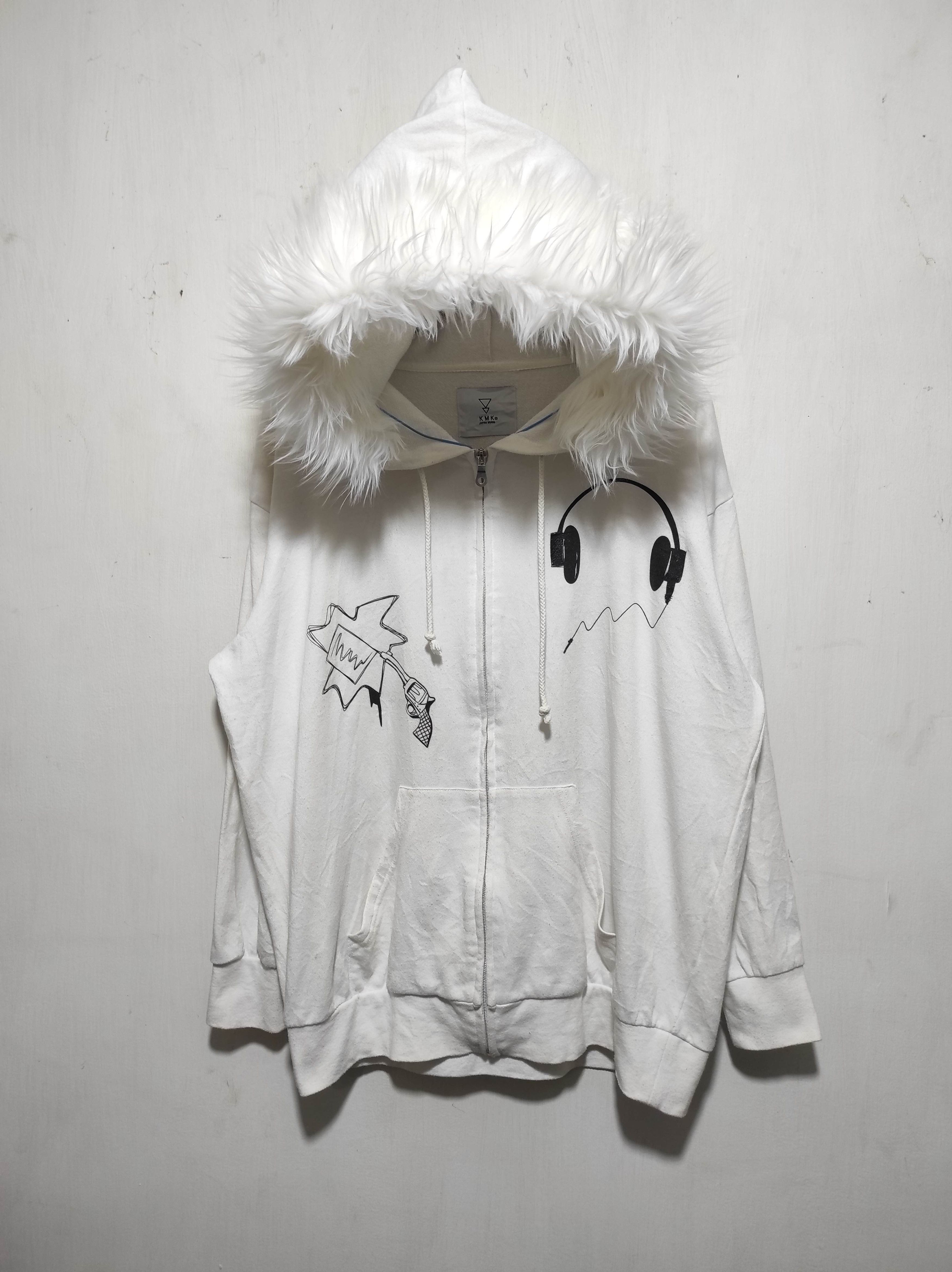 Hysteric Glamour KMK Japan brand Zip Fur Hoodie i6w9 LGB style Size US L / EU 52-54 / 3 - 2 Thumbnail