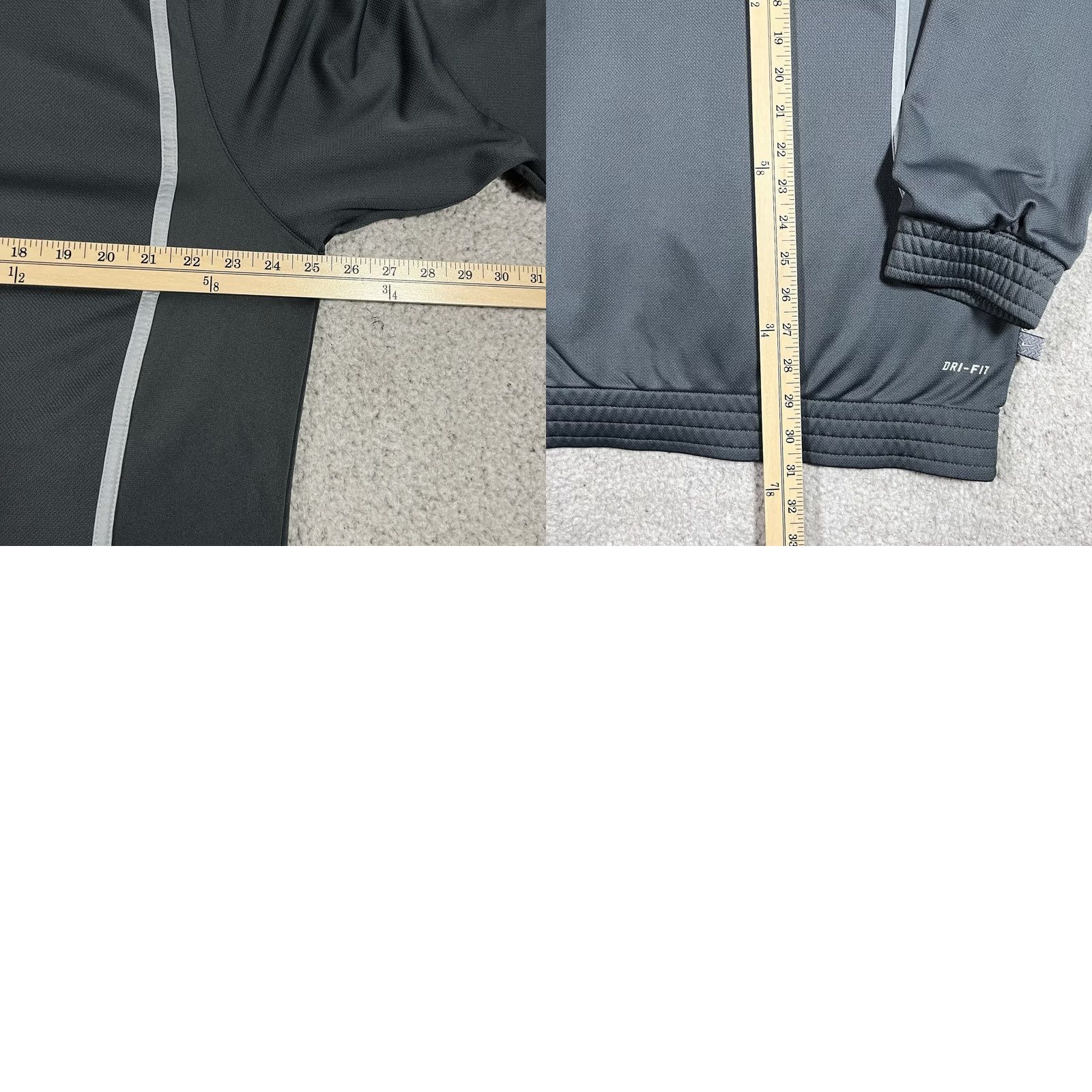 Nike Nike Jacket Mens XL Gray Lebron James Full Zip Track Basketball Dri-Fit Logo Size US XL / EU 56 / 4 - 9 Thumbnail