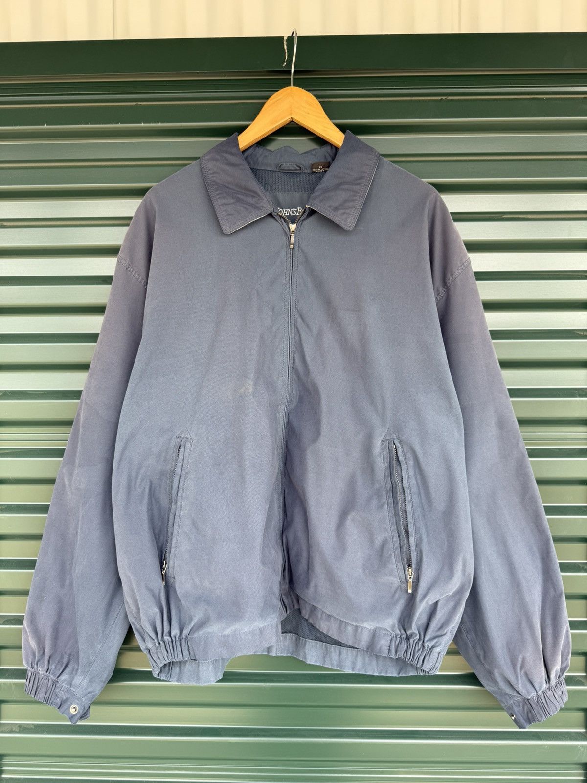 Vintage Vintage St John’s Bay Faded Navy Cropped Work Jacket Size US XL / EU 56 / 4 - 1 Thumbnail