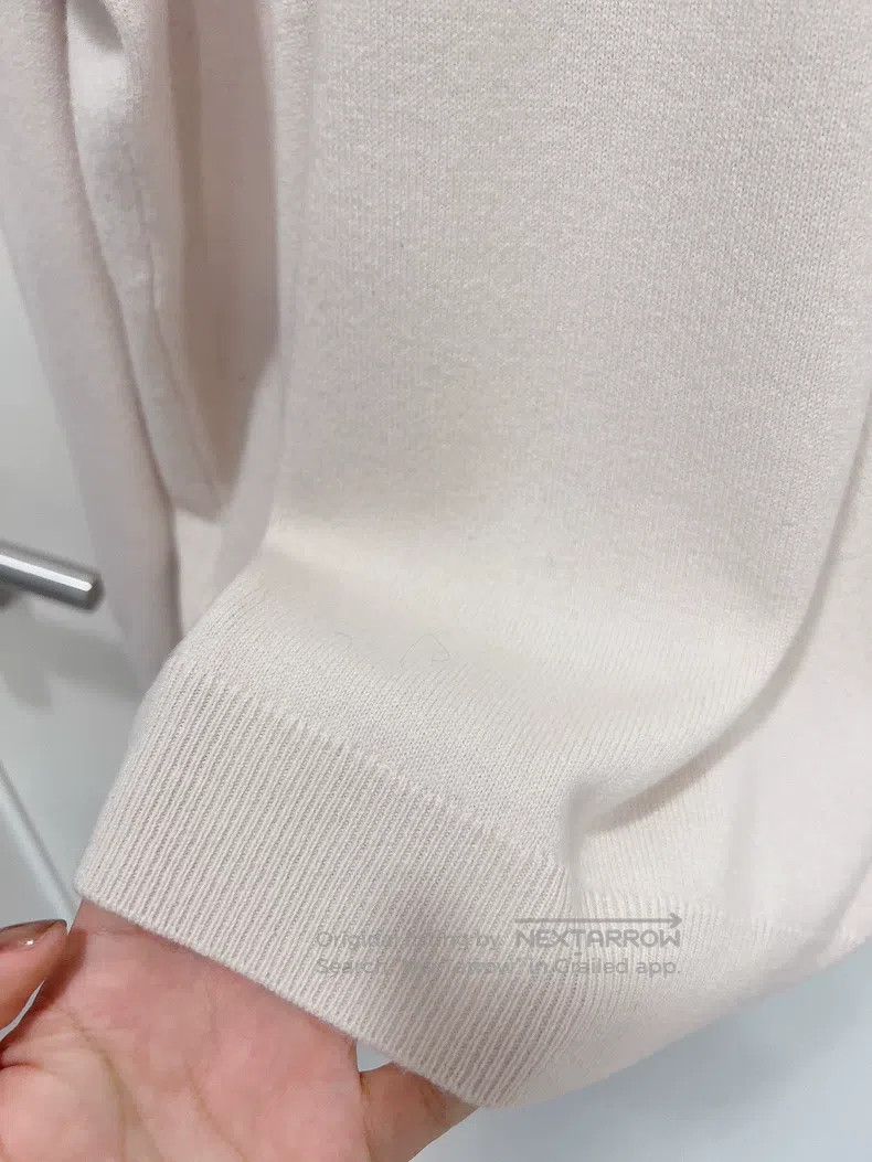 Brunello Cucinelli Brunello Cucinelli Beaded Decoration Pink Crewneck Cashmer Size M / US 6-8 / IT 42-44 - 6 Thumbnail