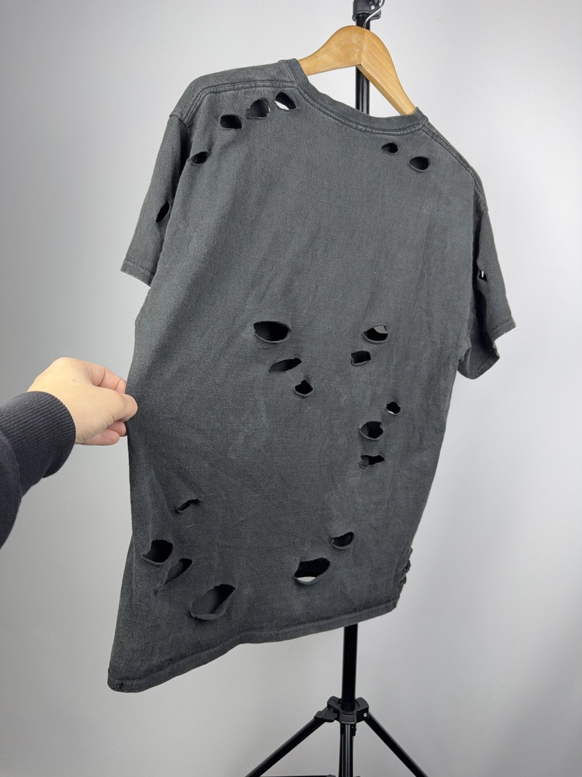 Japanese Brand ⚠️ 00s Distressed “Why You Gotta Do So Many Drugs?” Tee Y2K Size US M / EU 48-50 / 2 - 10 Thumbnail