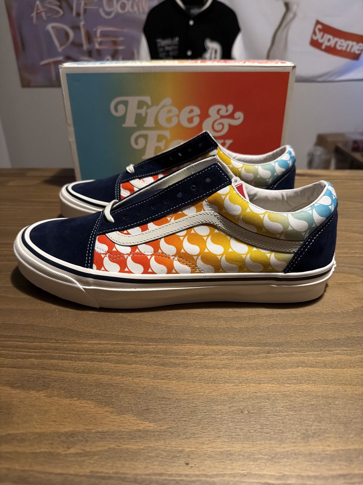 Vans Vans X Free & Easy Ol Skool Size US 12 / EU 45 - 3 Thumbnail