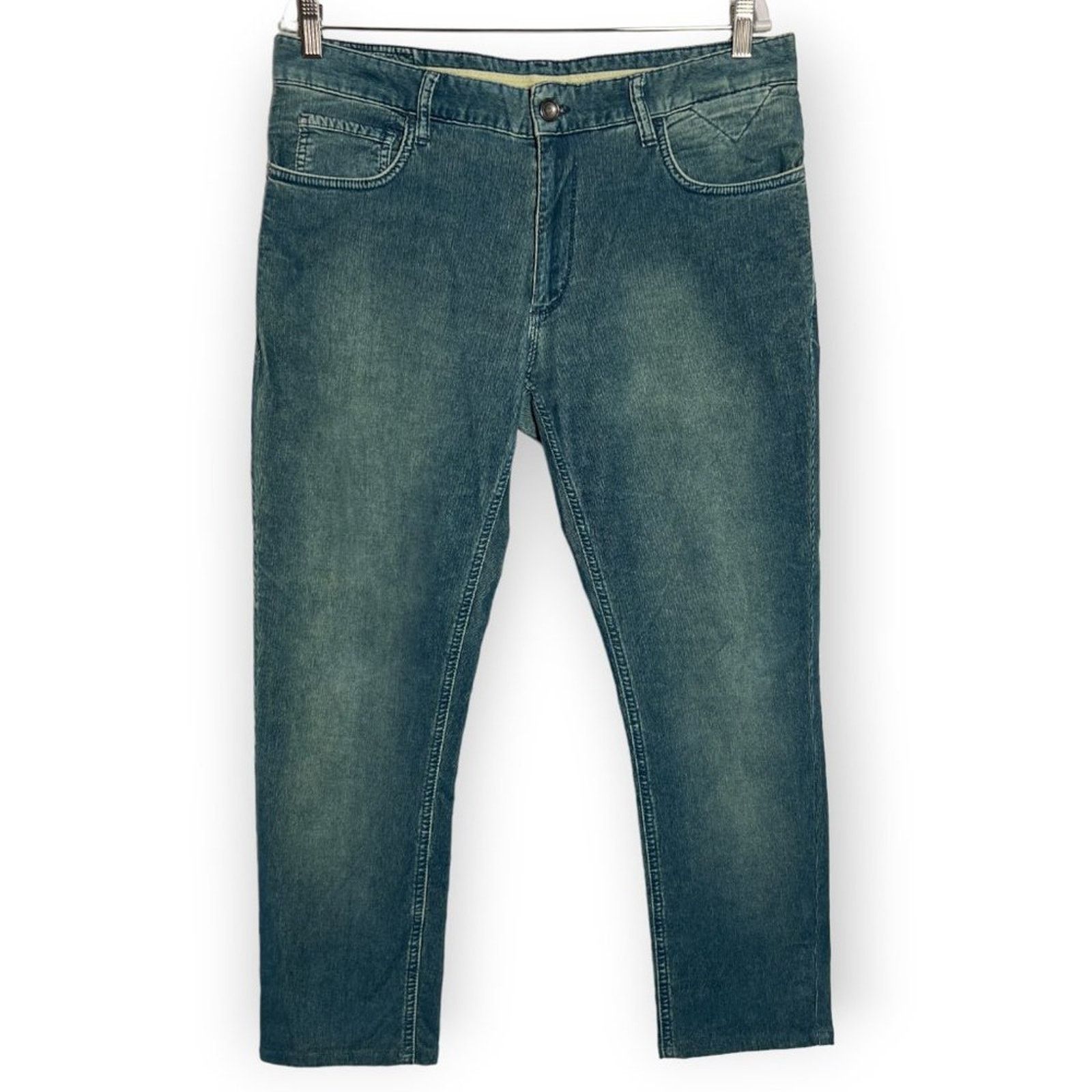 Other Ramsey Sport Slim Mini Corduroy Pants Blue Size 34 Size US 34 / EU 50 - 1 Thumbnail
