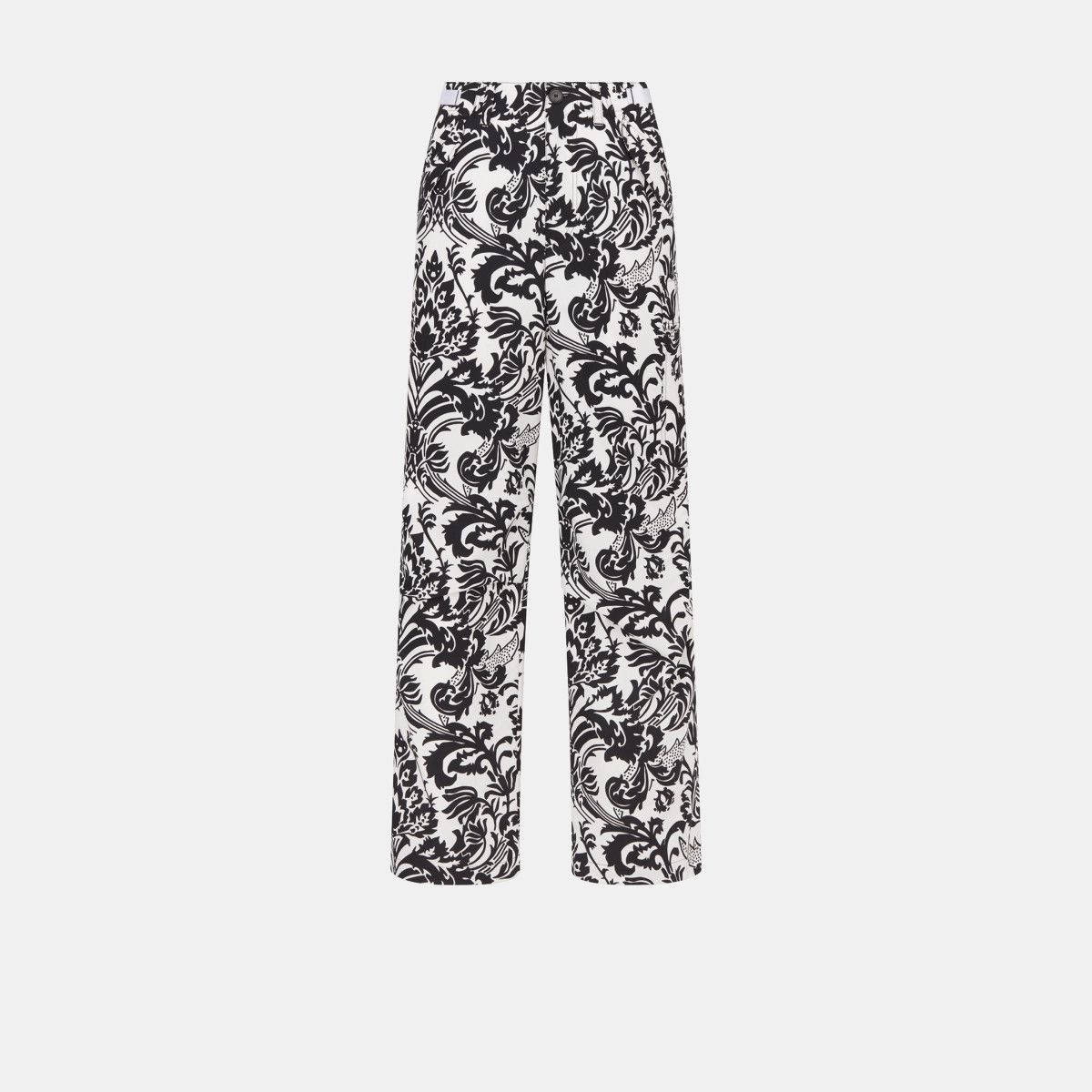 image of Dior O1Bcso1Str0224 Pants In Black & White in Black/White, Women's (Size 27)