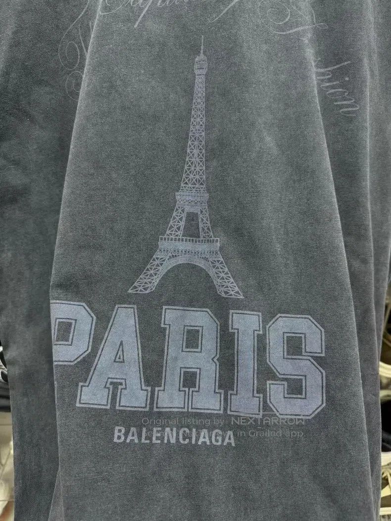 Balenciaga Balenciaga Short-sleeved crew-neck T-shirt with letter log Size US S / EU 44-46 / 1 - 3 Thumbnail