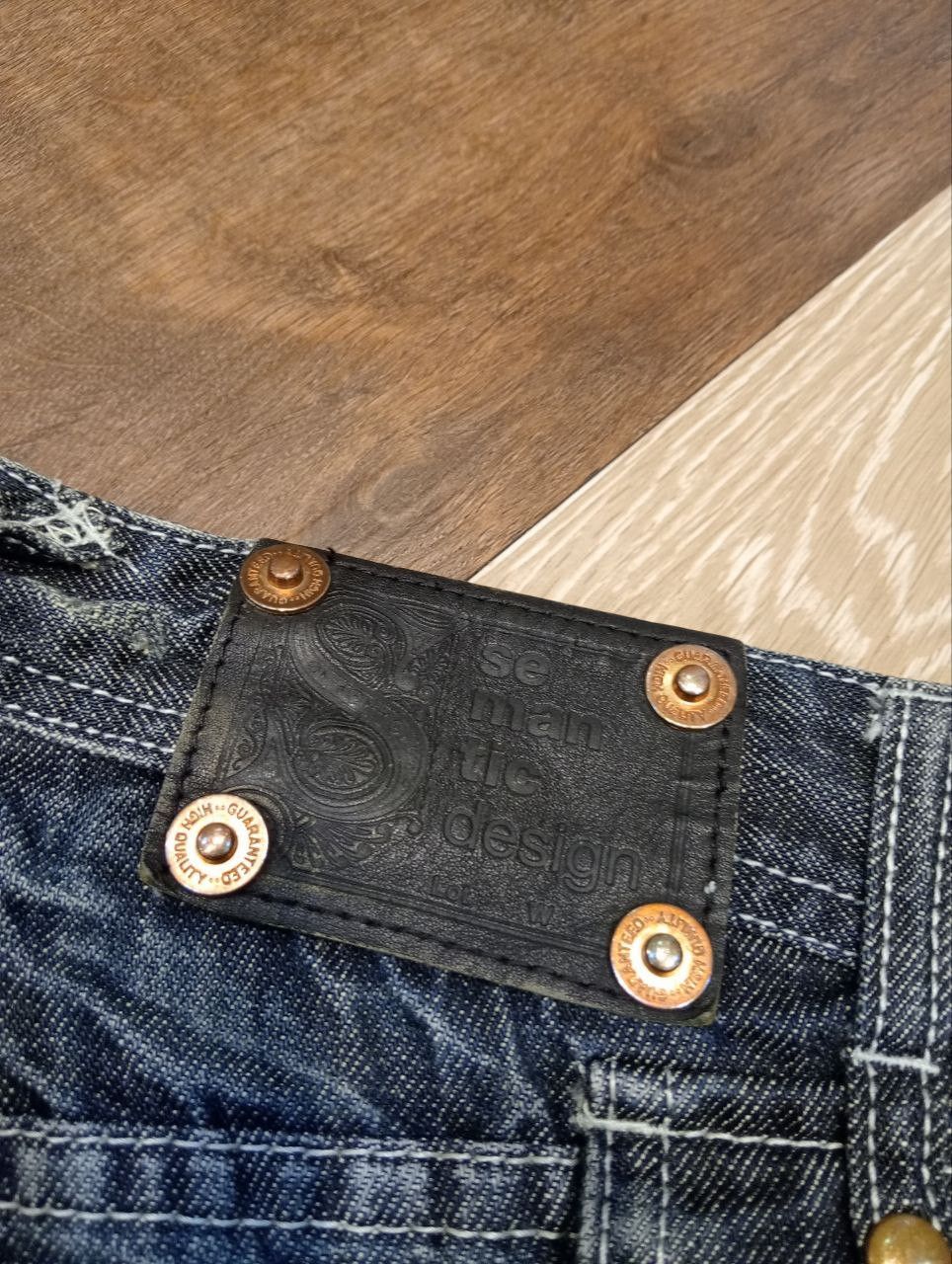 semanticdesign SEMANTIC DESIGN JAPAN RARE DISTRESSED LOOK FLARED JEANS Size US 30 / EU 46 - 10 Thumbnail