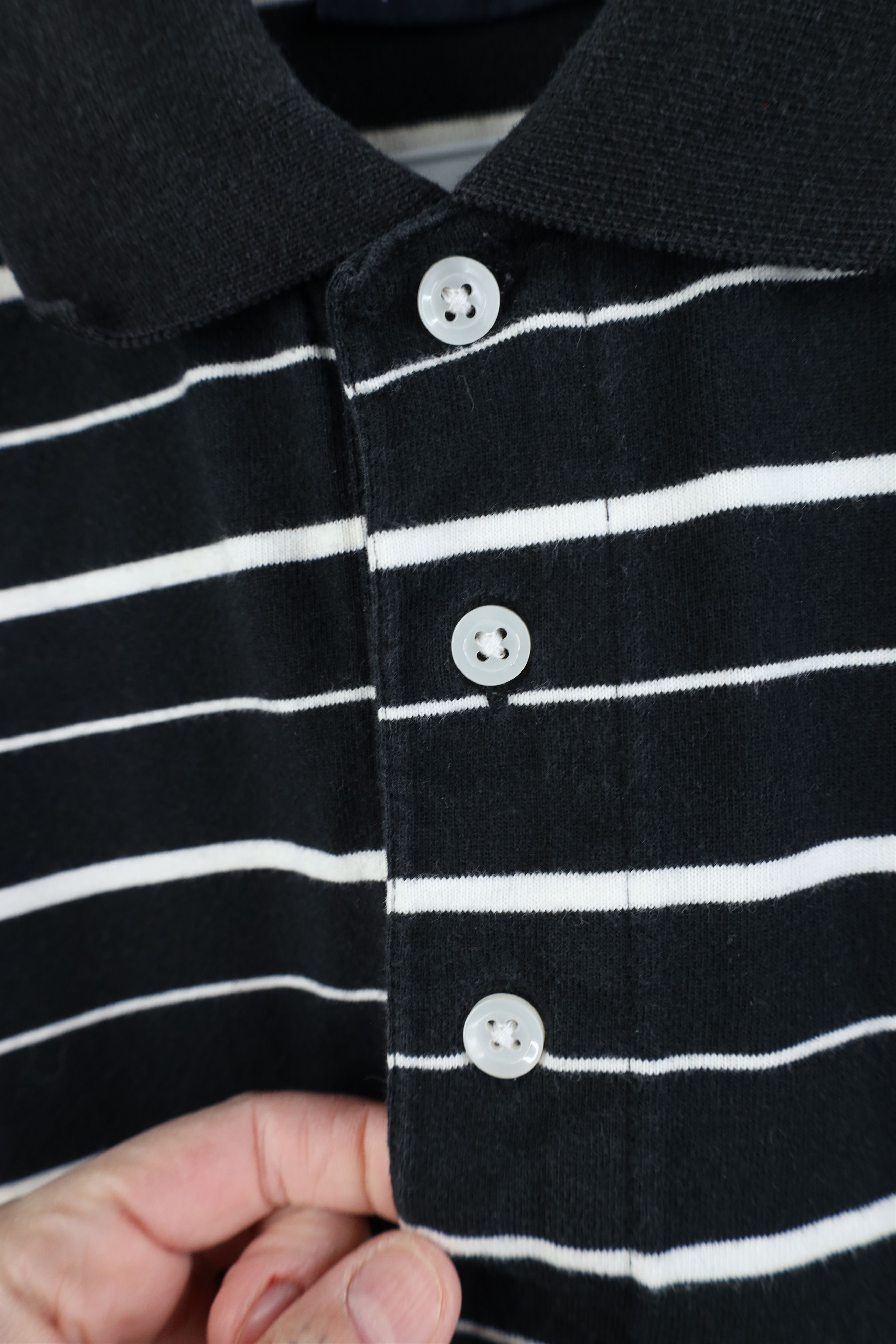 Vintage Vintage 90s Streetwear Collared Golf Polo Shirt Black Size US S / EU 44-46 / 1 - 6 Thumbnail
