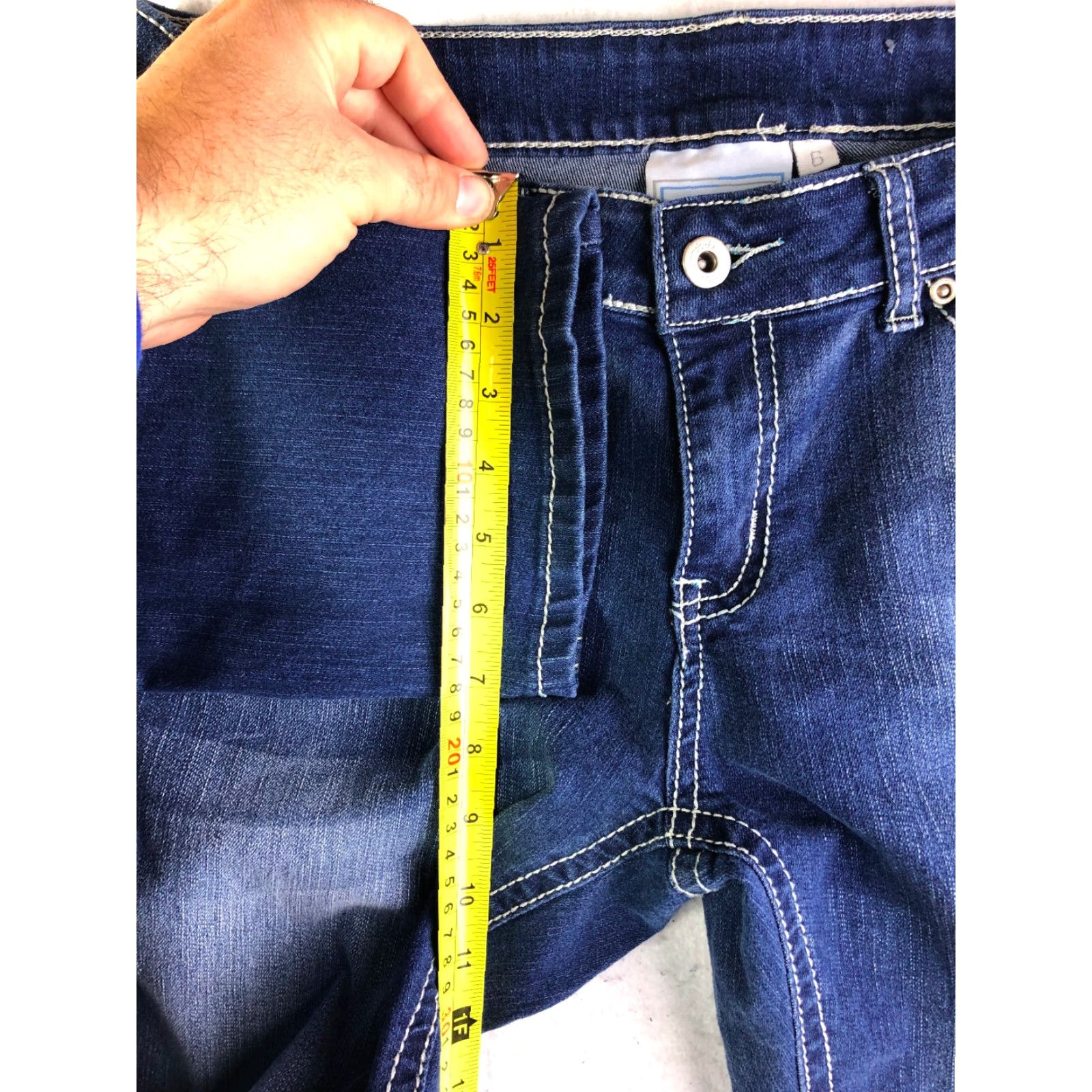 Denime cglcg Jeans Mid Rise Straight Leg Womens Size 6 Blue Denim Jeans Size 28" / US 6 / IT 42 - 5 Thumbnail