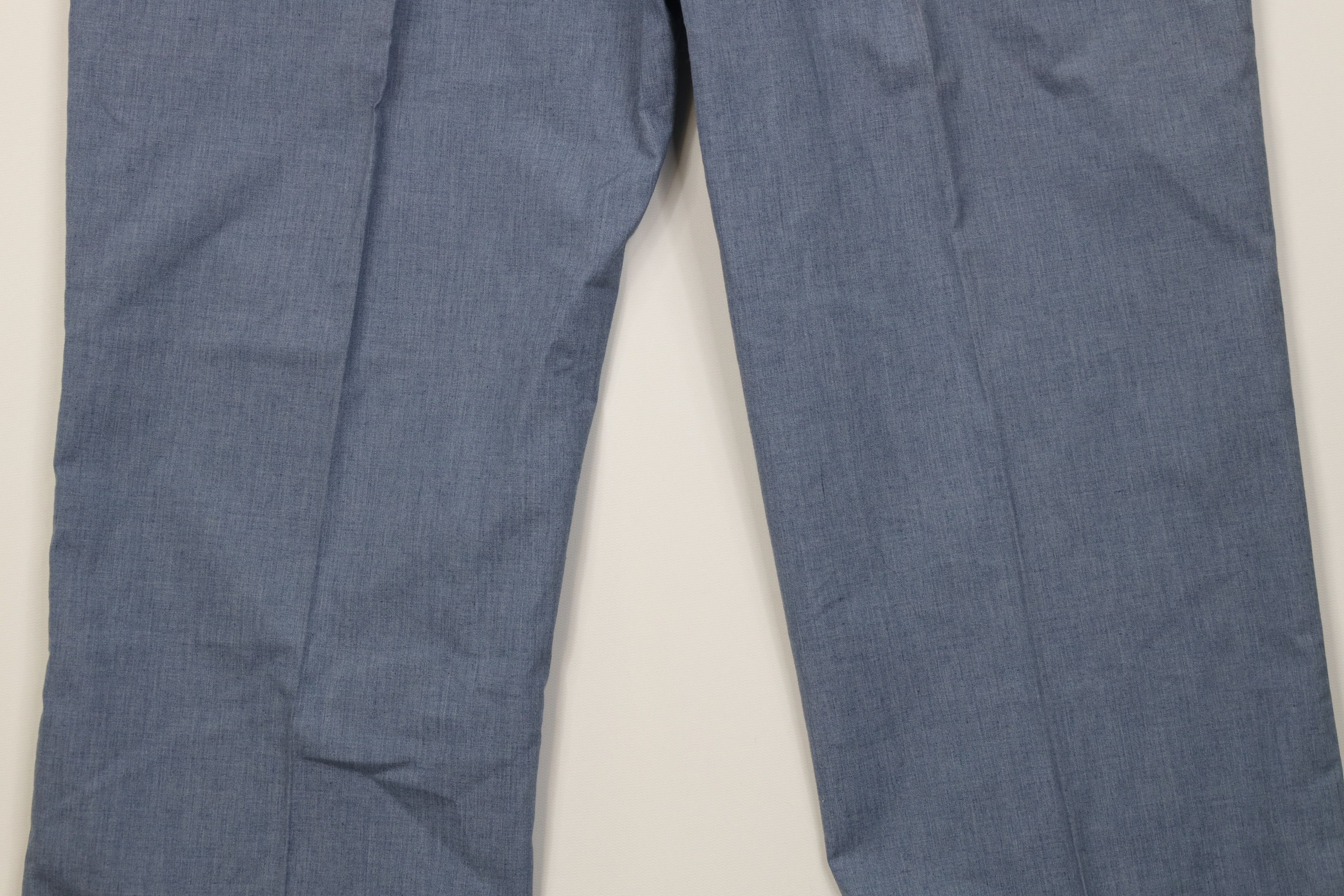 Vintage Vtg 60s 70s Streetwear Knit Chambray Wide Leg Pants USA Size US 36 / EU 52 - 12 Thumbnail