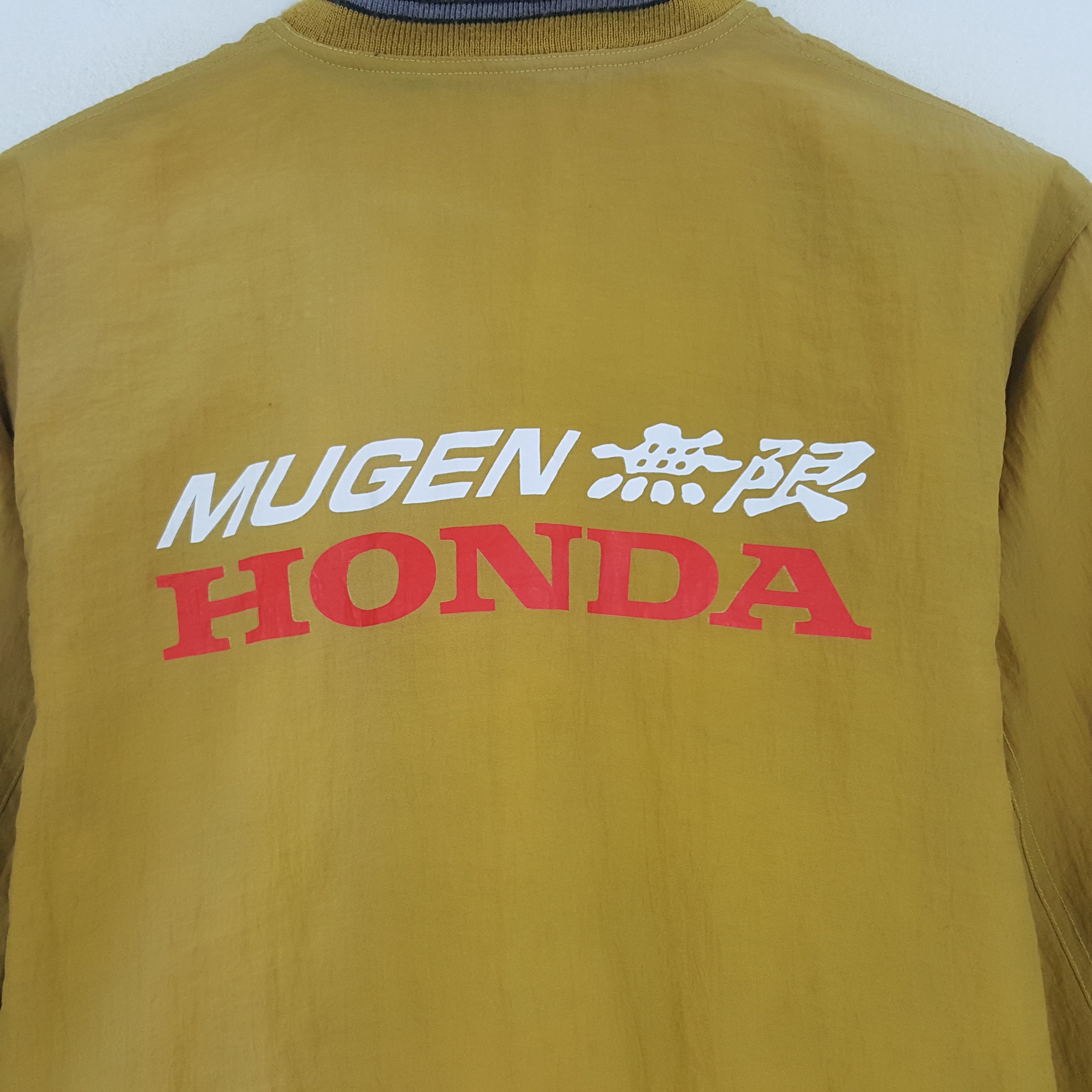 Japanese Brand × Vintage Vintage Mugen Honda Racing Team Custom Logo Varsity Jacket Size US M / EU 48-50 / 2 - 2 Thumbnail