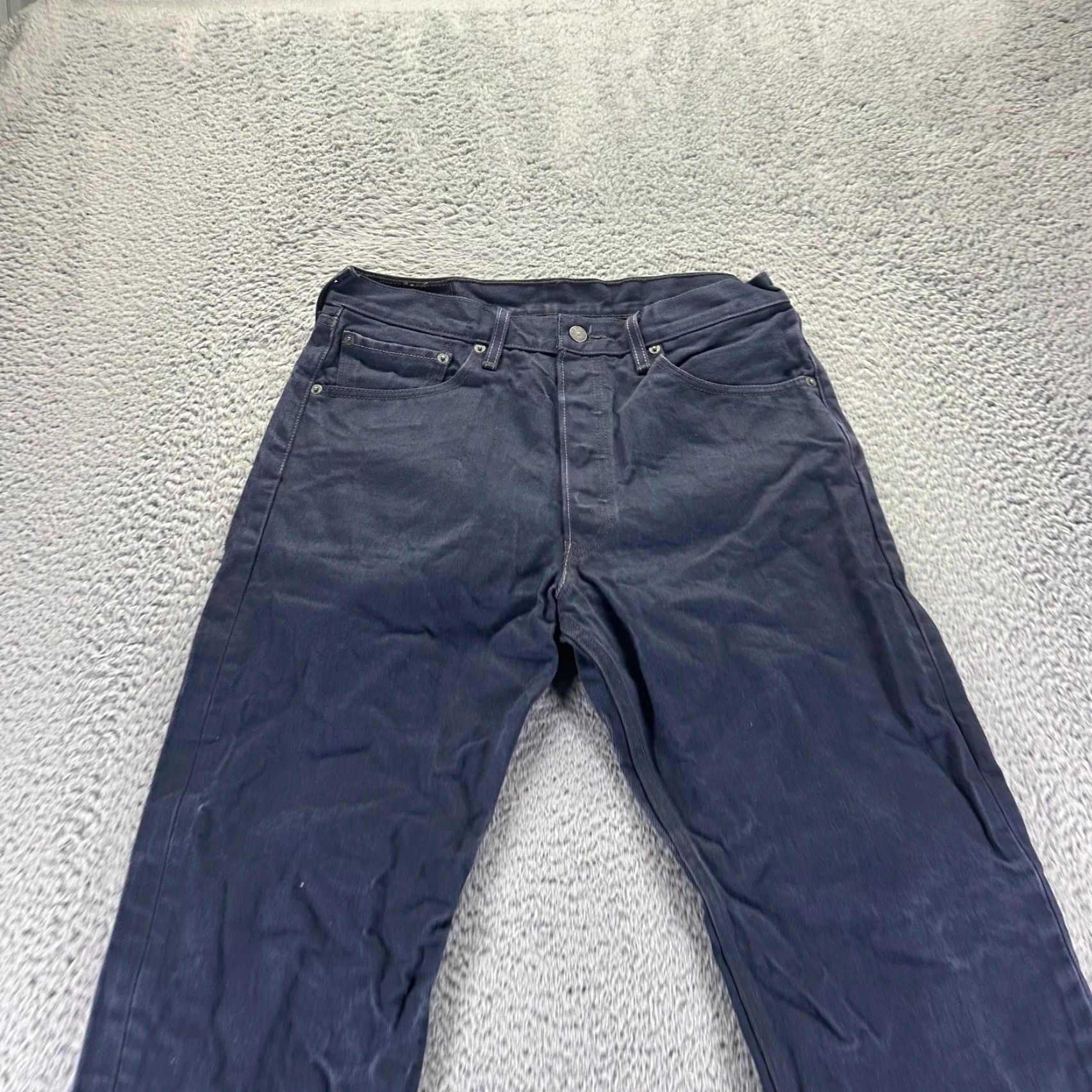 VINTAGE Levi's 501 Jeans Men 34x32 Blue Cotton Denim Straight Button-Fly Jeans Mens 501 City Classic Outdoor 501 Series Denim Blue Mens