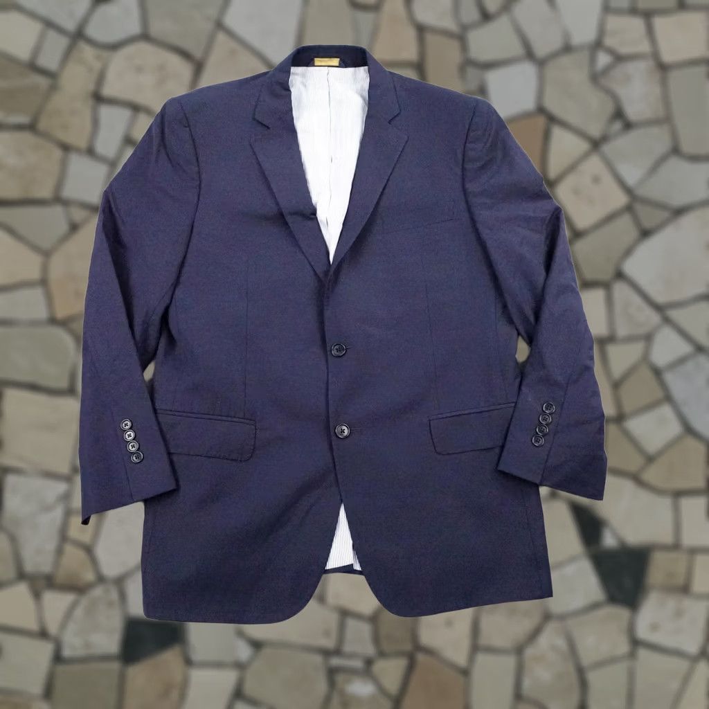 Brooks Brothers Brooks Brothers Blazer Mens 42R Blue Explorer Madison Fit Slim Suit Jacket Coat Size 42R - 1 Thumbnail