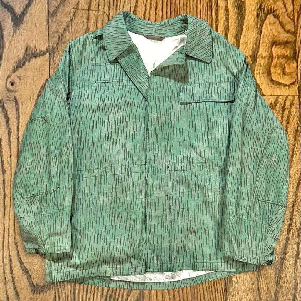 The Unbranded Brand Vintage 60’s Czech Military Raindrop Camo Field Jacket Size US XL / EU 56 / 4 - 1 Thumbnail