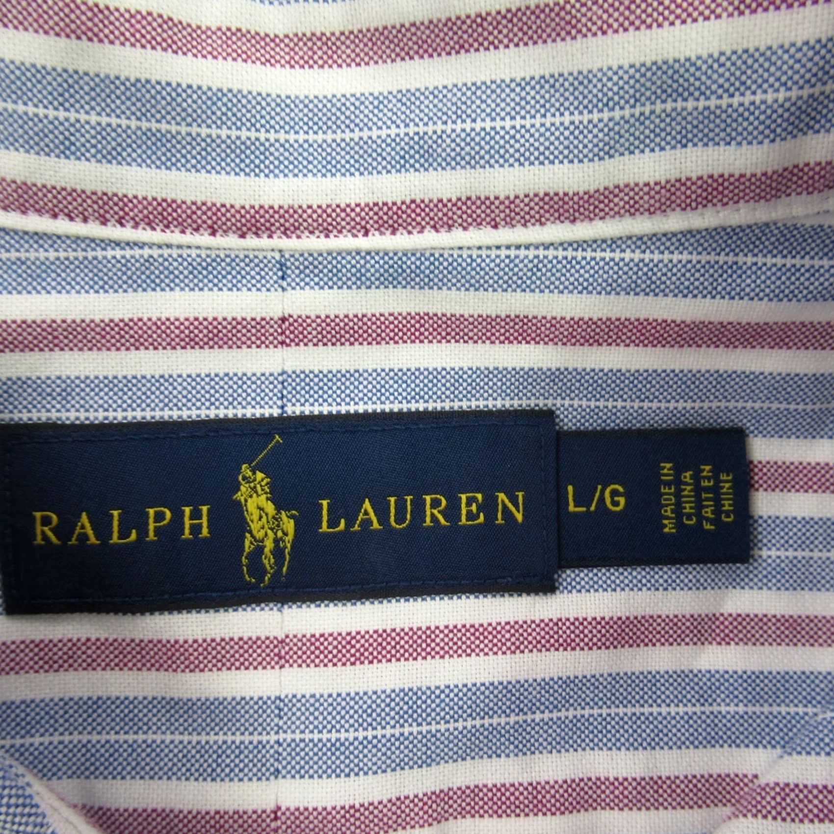 Polo Ralph Lauren Polo Ralph Lauren Shirt Mens Large Long Sleeve Button Front Casual Stripes Size US L / EU 52-54 / 3 - 4 Thumbnail