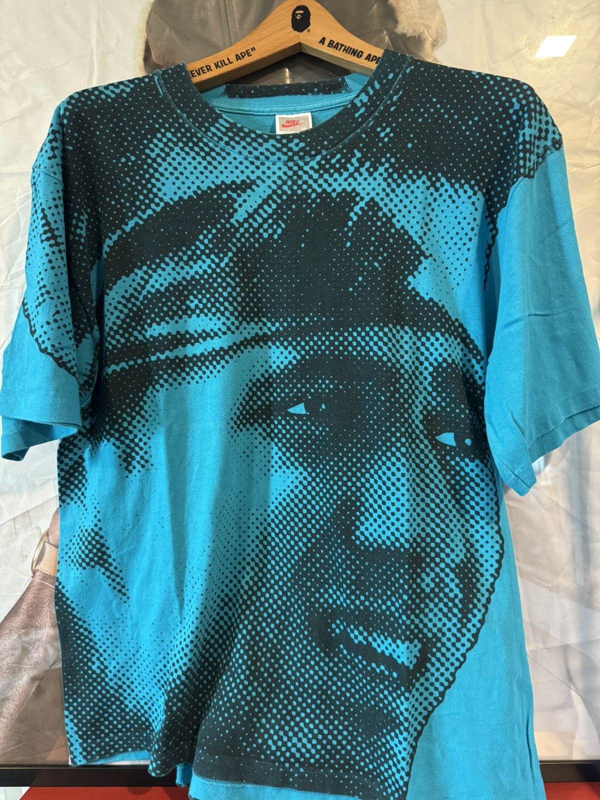 Nike Vintage 90s ‘Andre Agassi’ Pixel face overprint Size US M / EU 48-50 / 2 - 2 Thumbnail
