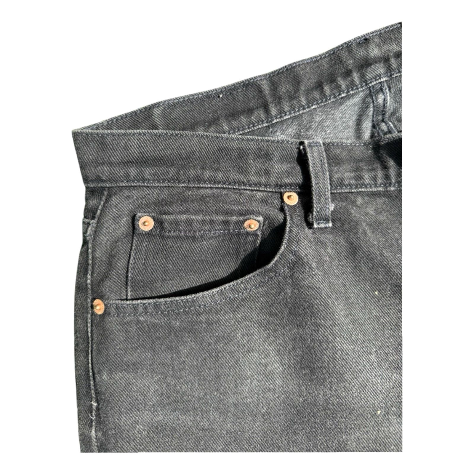 Jordache VINTAGE Jordache Jeans Black Denim Womens Size 14 Regular Straight 13/14 Size 36" / US 14 / IT 50 - 5 Thumbnail