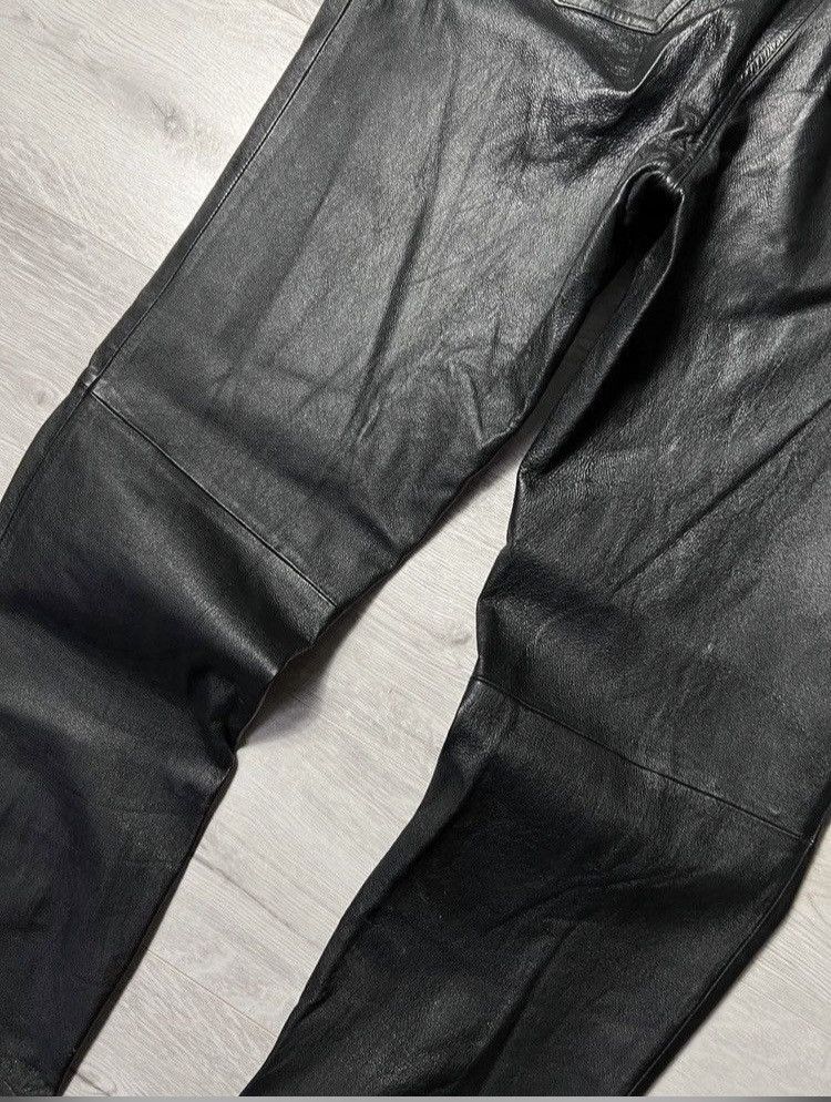 Leather Vintage mens leather pants Kanye West style size 32 Size US 32 / EU 48 - 11 Thumbnail