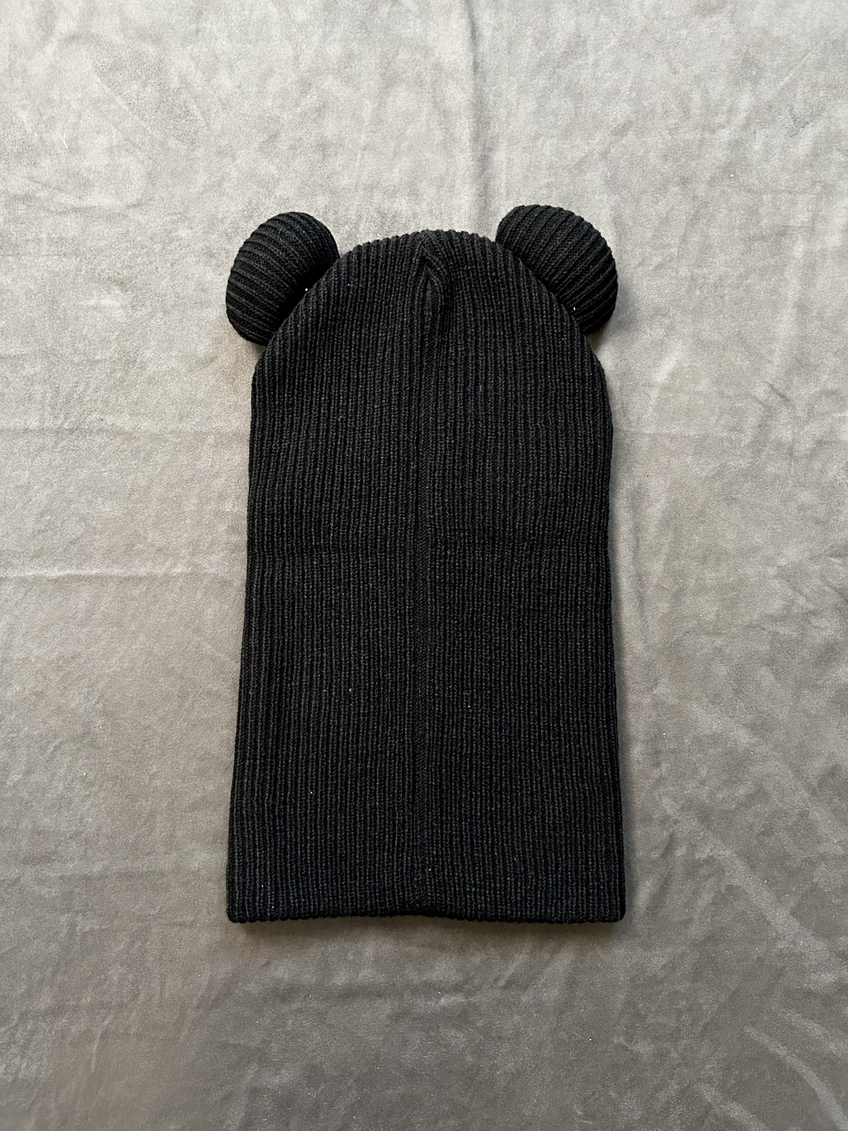 Japanese Brand Rare Box Boys Retro Hearts Black Balaclava Ski Mask OS Size ONE SIZE - 6 Thumbnail