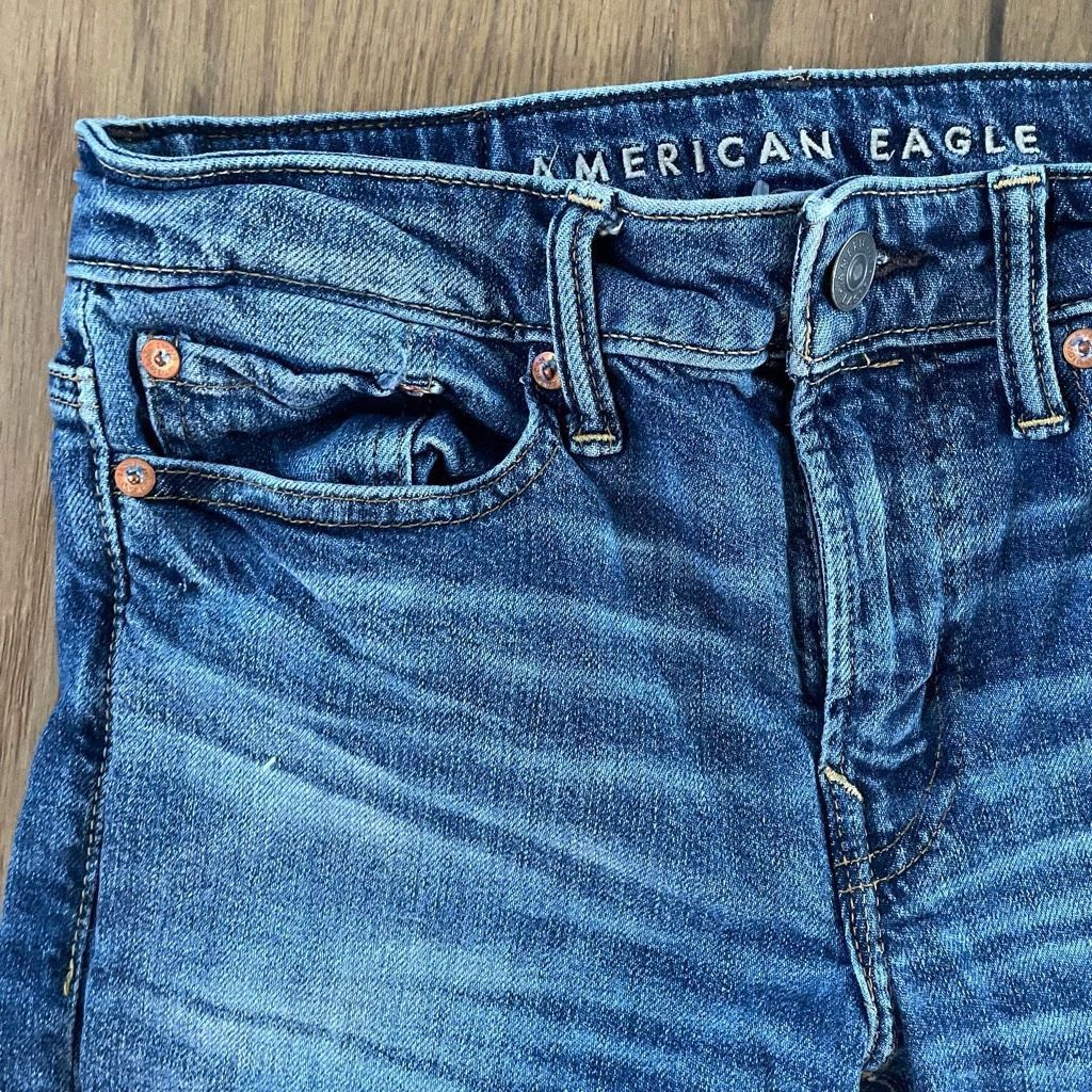 American Eagle Outfitters 2 Pair Men’s Straight Leg American Eagle Jeans 1 NWT $50 28 Size US 26 / EU 42 - 2 Thumbnail