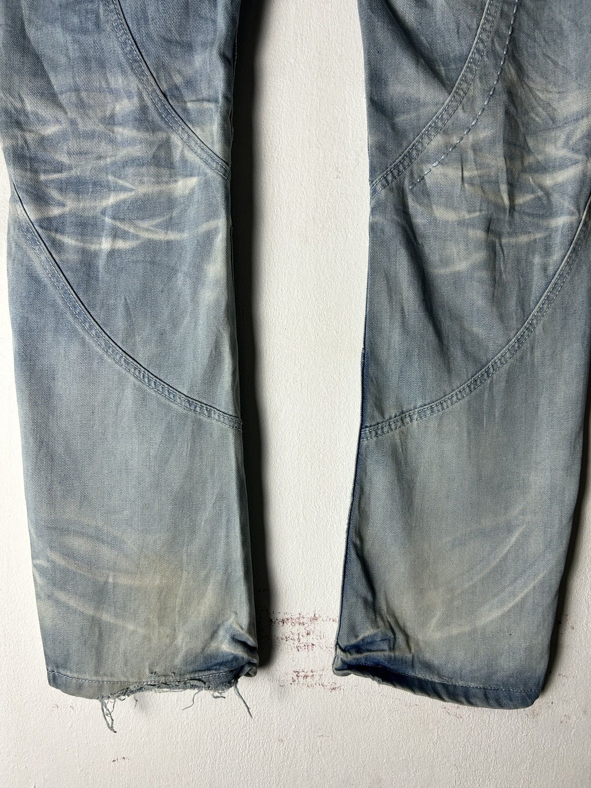 Japanese Brand Blue Jeans Rag Famous Denim Multipocket Japan Style Size US 35 - 10 Thumbnail