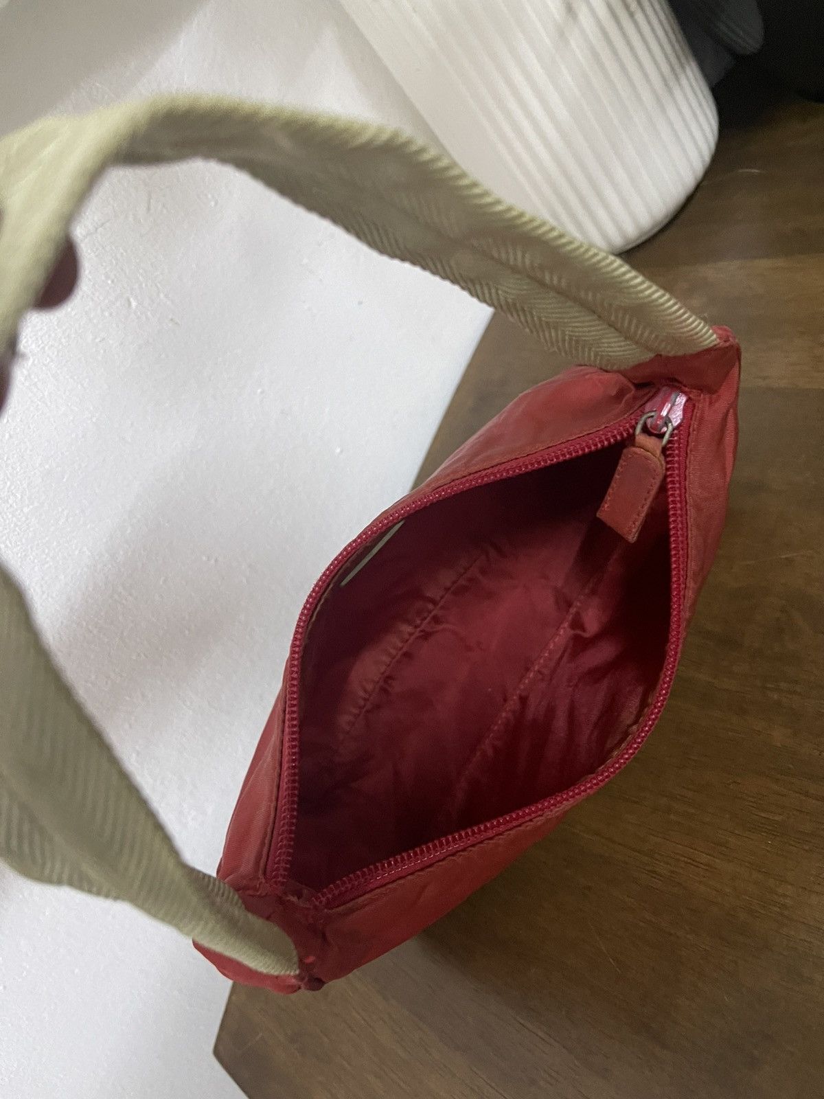 Prada VINTAGE PRADA TESSUTO SMALL HOBO BAG Size ONE SIZE - 15 Thumbnail