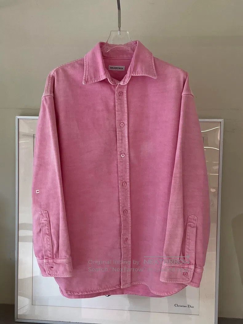 Balenciaga Balenciaga Back letter logo long-sleeve shirt Size XXS / US 00 / IT 34 - 2 Thumbnail