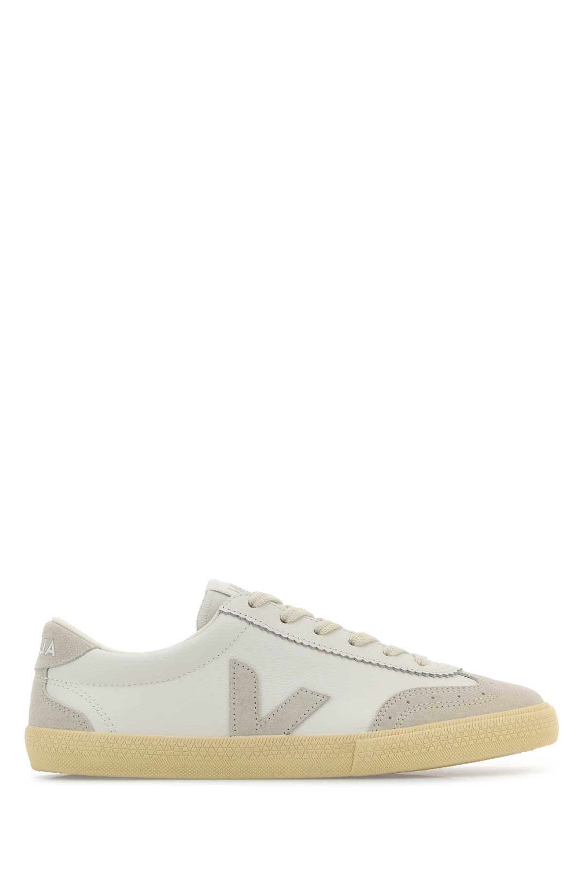 Veja White Leather Volley O.T. Sneakers Size US 6 / EU 39 - 1 Thumbnail