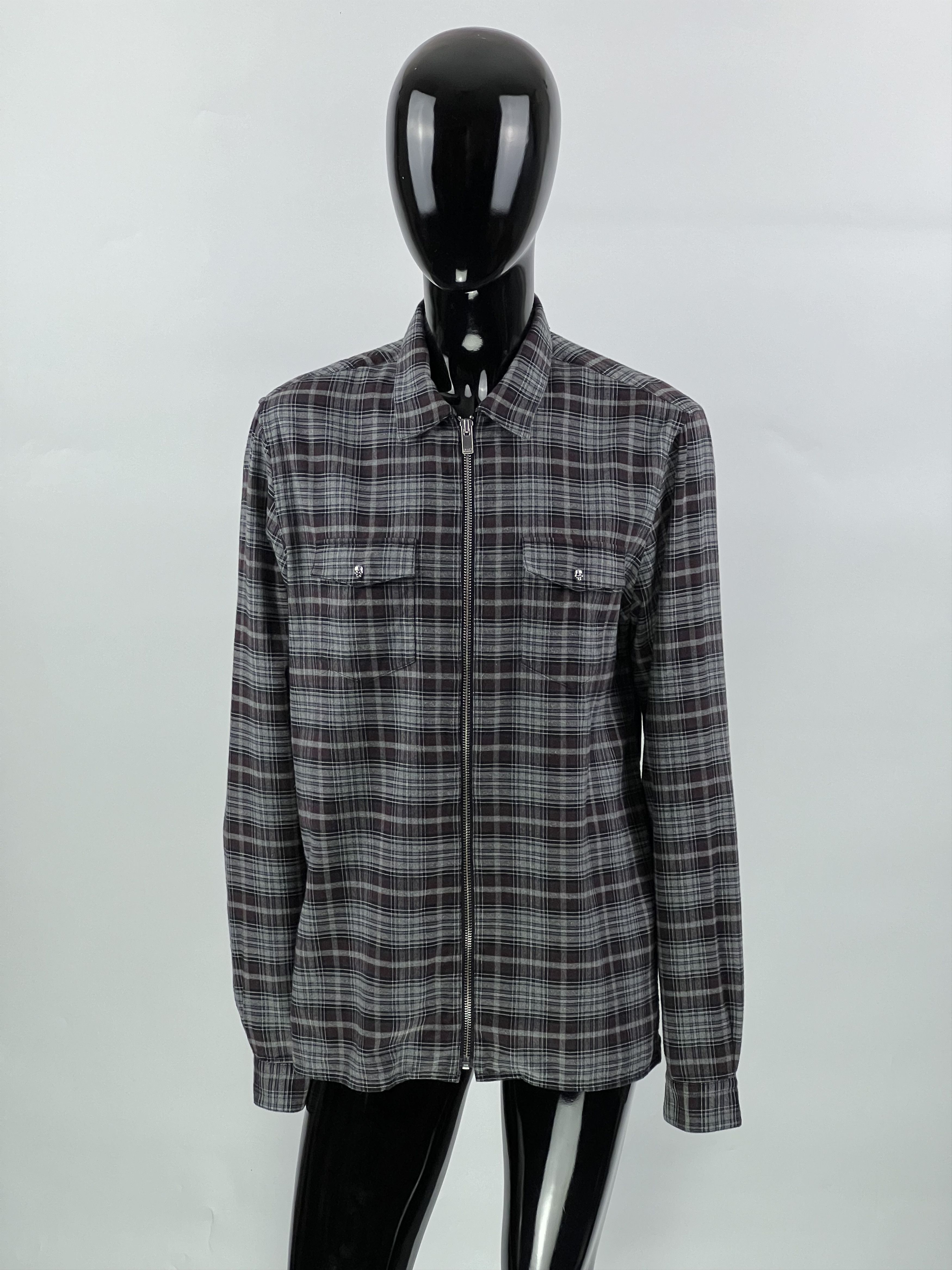 The Kooples The Kooples Sport Full Zip Shirt Overshirt Size M Size M / US 6-8 / IT 42-44 - 1 Thumbnail