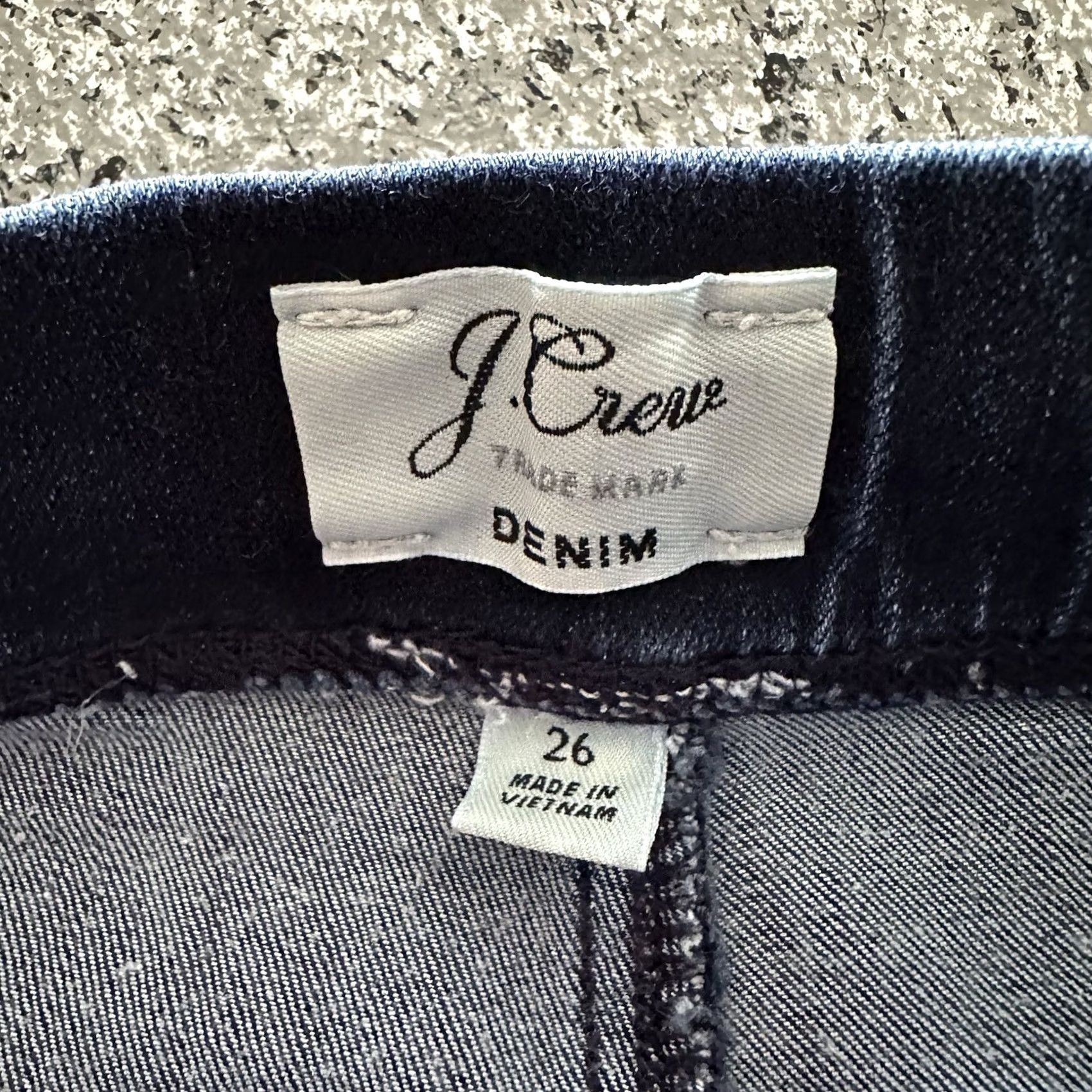 J.Crew J.CREW Jeans Skinny High Rise Pull On 2 Womens 26x26 Denim Blue Stretch Cotton Polyester Spandex Rayon Size 26" / US 2 / IT 38 - 4 Thumbnail
