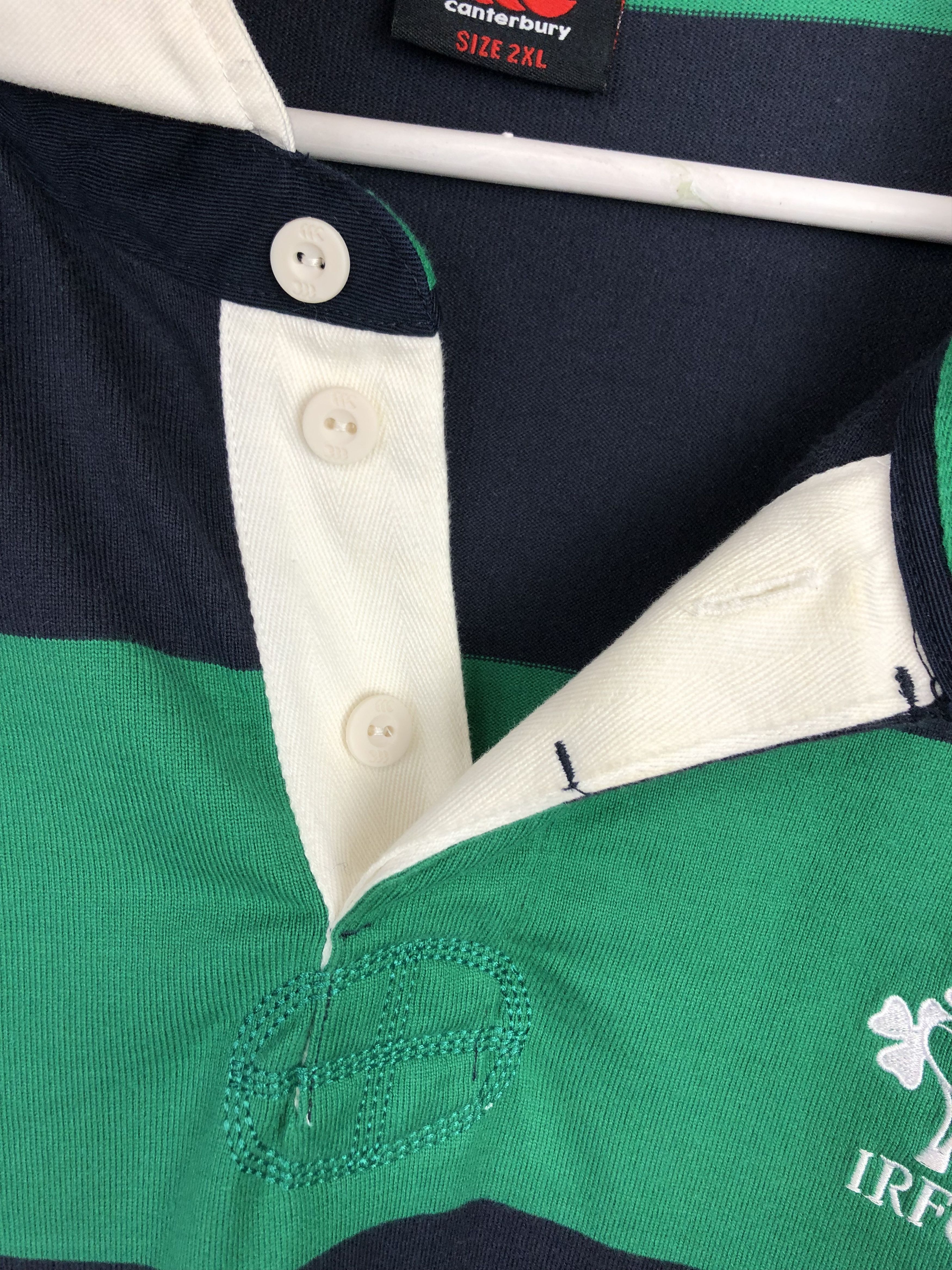 Canterbury of New Zealand Vintage Ireland Canterbury Rugby Union Jersey National Shirt Size US XXL / EU 58 / 5 - 3 Thumbnail