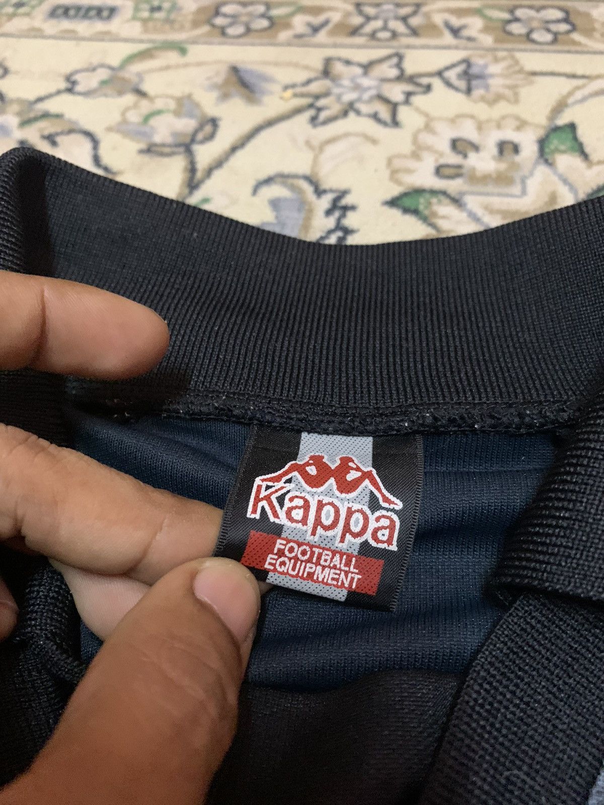 Japanese Brand × Kappa × Vintage 90s KAPPA BIG LOGO KEEPER JERSEY DISTRESSED Size US L / EU 52-54 / 3 - 7 Thumbnail