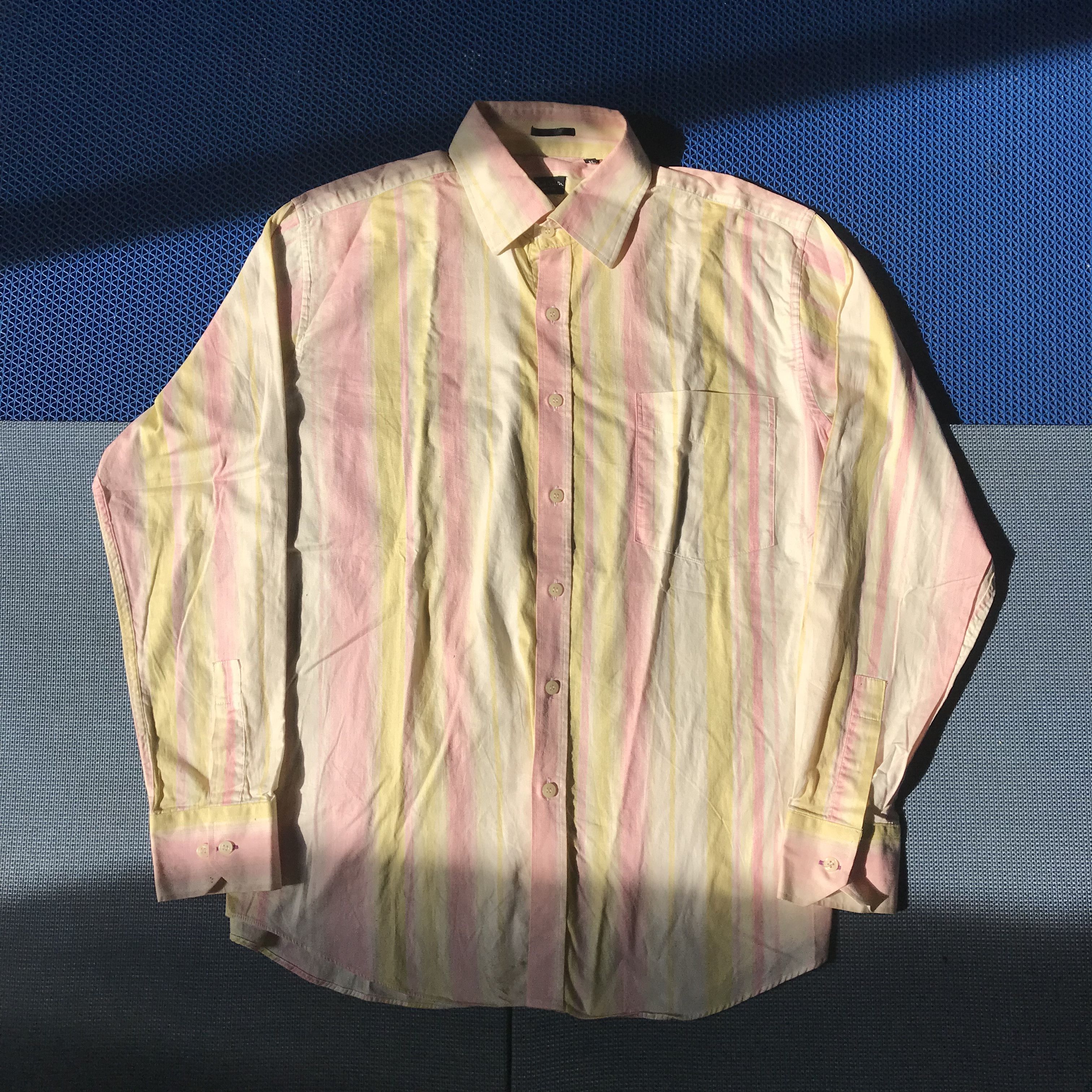 Paul Smith Paul Smith Of London Multicolour pink beige cream shirt Size US M / EU 48-50 / 2 - 1 Thumbnail