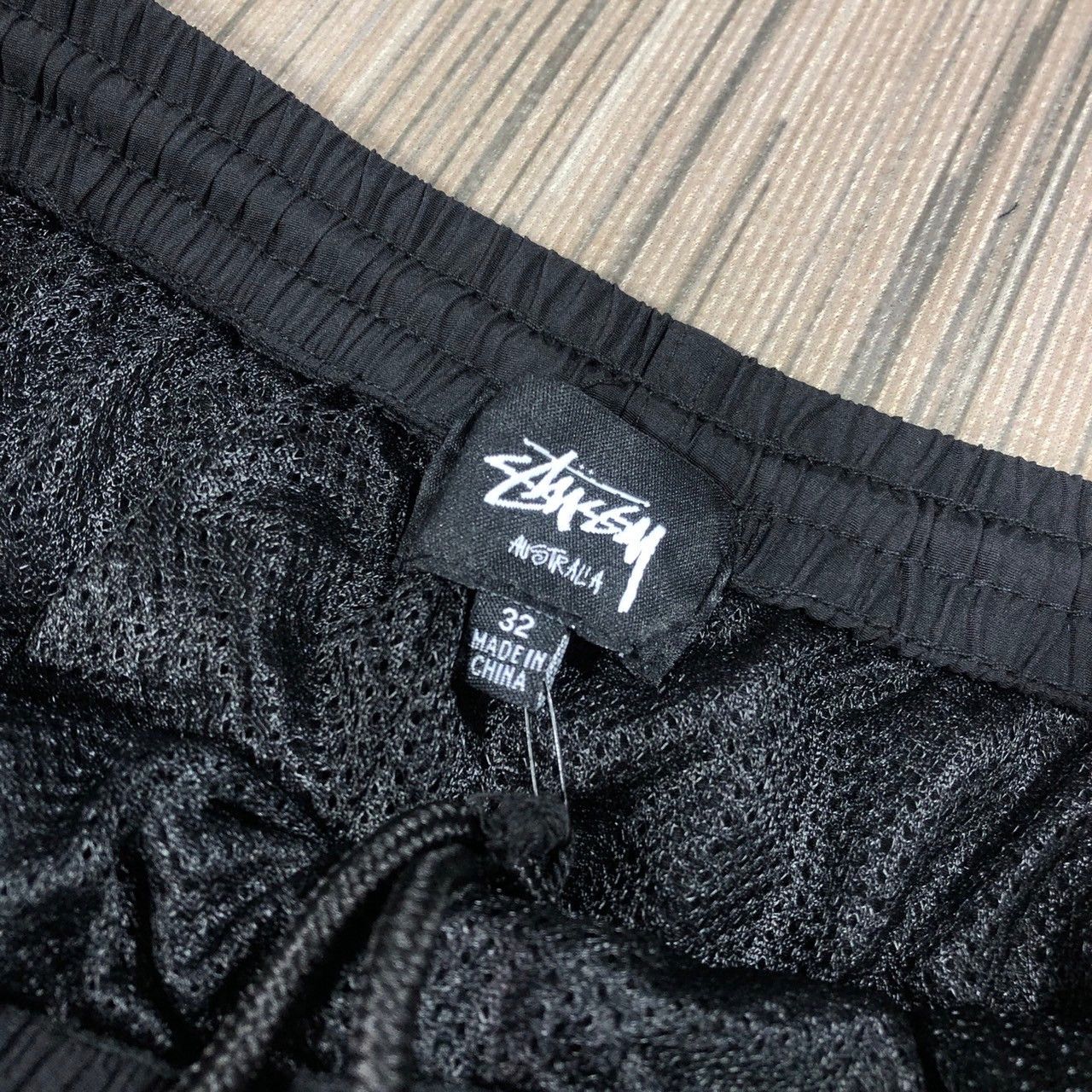 Stussy × Vintage Stussy Curly S Shorts Size US 32 / EU 48 - 4 Thumbnail