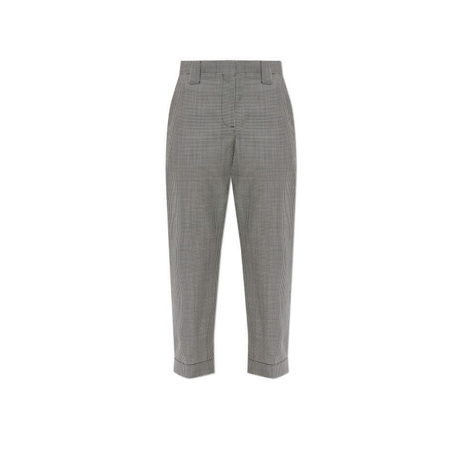 Versace VERSACE Grey Black Wool Plaid Trousers New & Authentic (Wome Size 27" / US 4 / IT 40 - 1 Preview