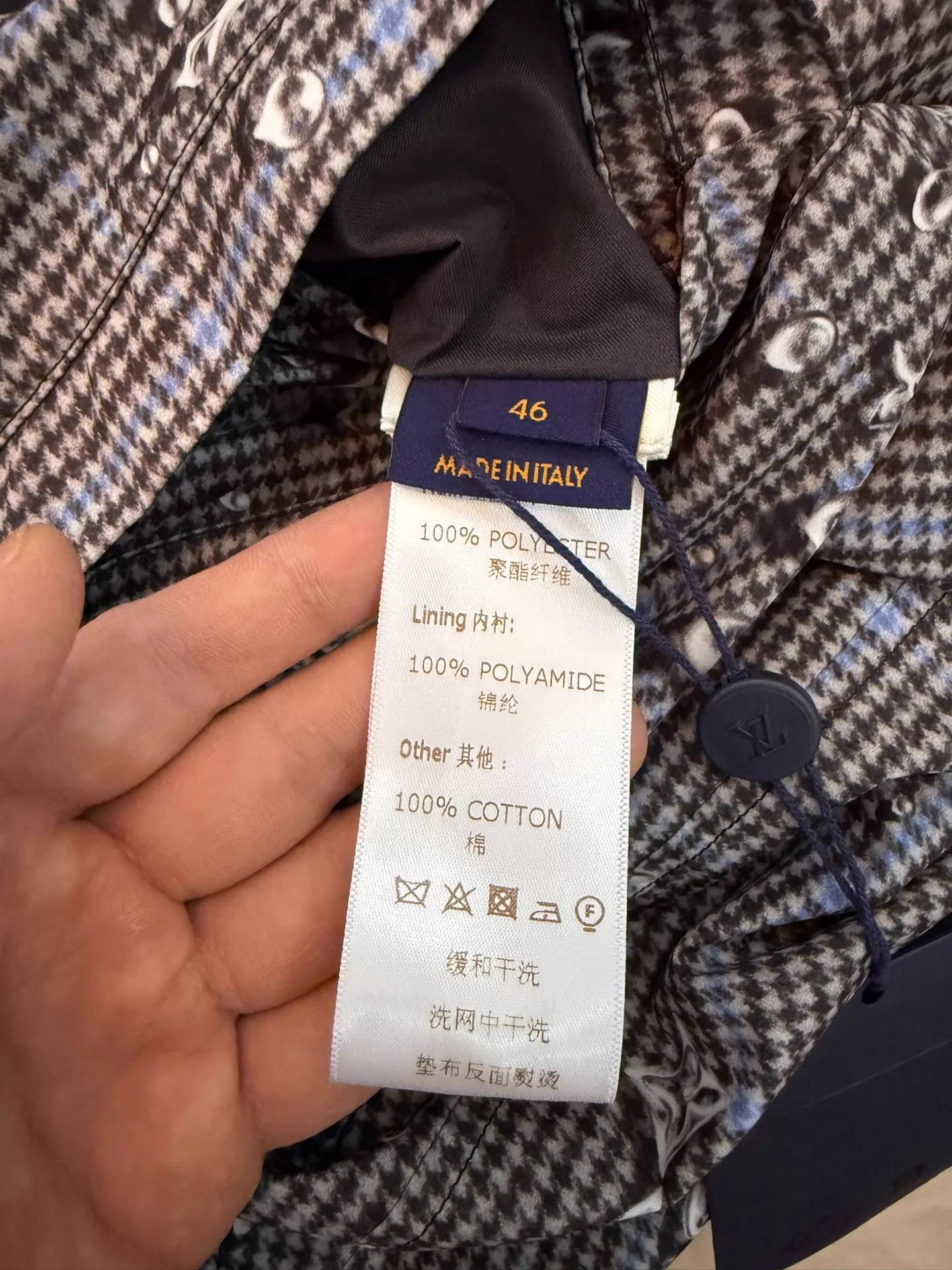Louis Vuitton LV Men's 2-Sided Monogram/Wales Check Jacket 46/48 Size US S / EU 44-46 / 1 - 7 Thumbnail
