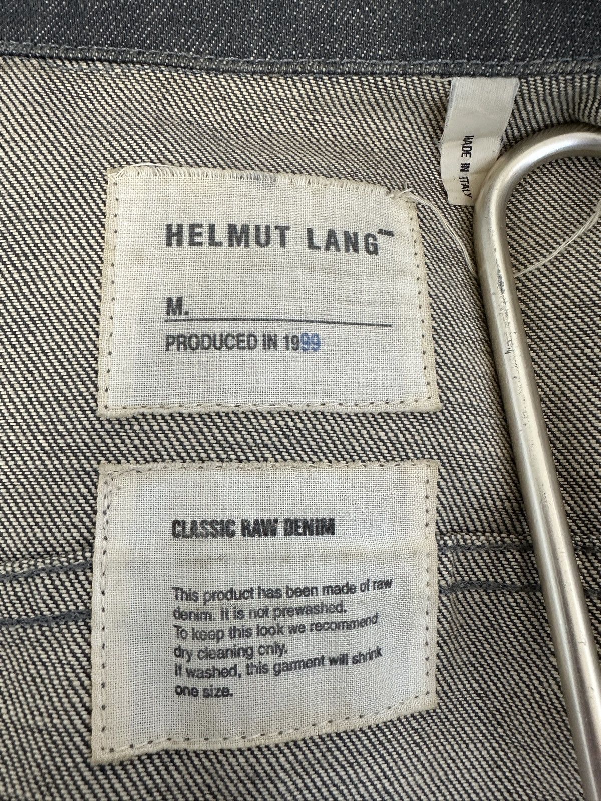 Helmut Lang Helmut Lang 1999 Vintage Denim Gray Jacket Women’s XS Size US XS / EU 42 / 0 - 11 Thumbnail