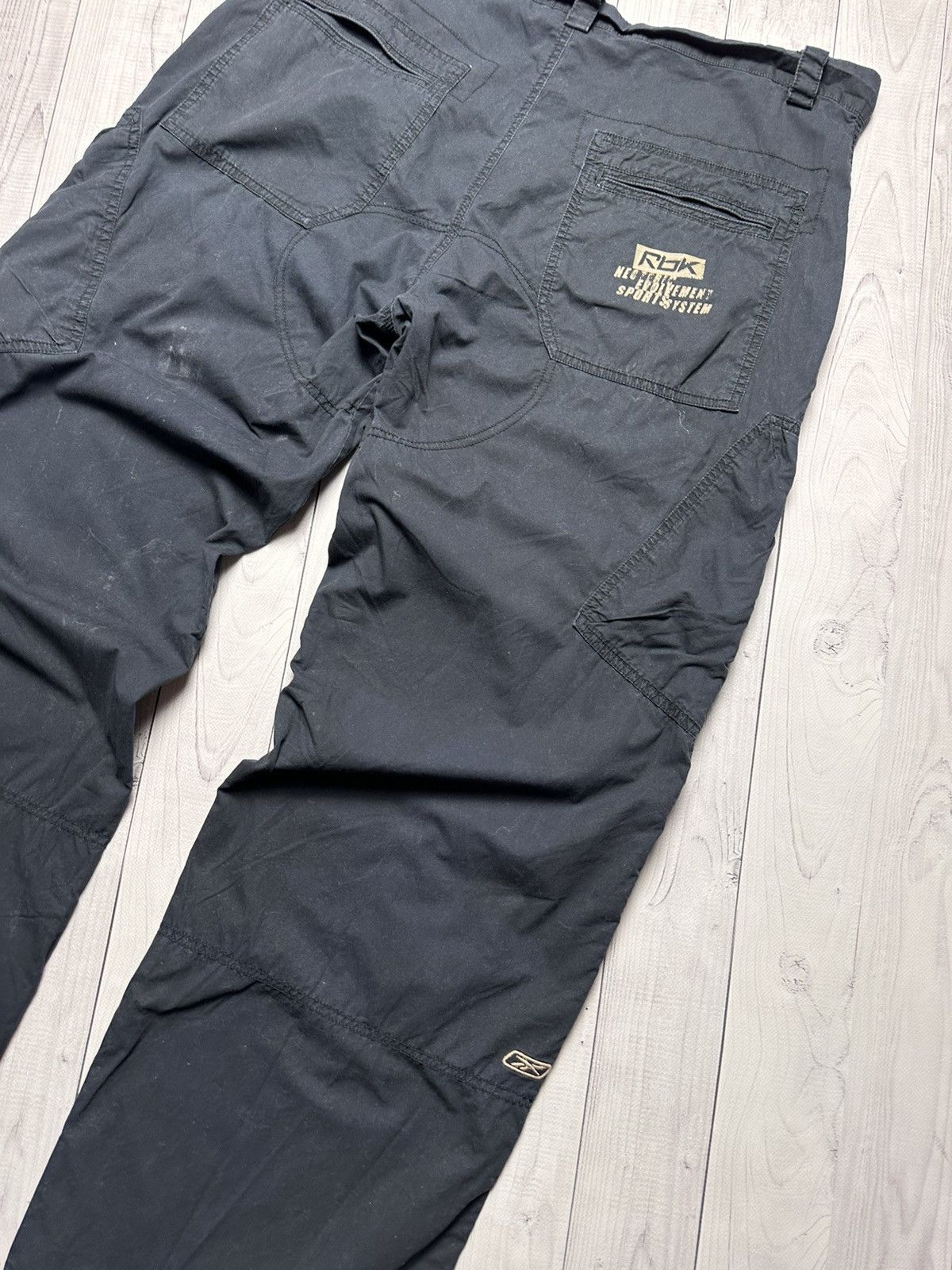Reebok × Vintage Vintage Reebok cargo drill pants pocket size L rare Size US 34 / EU 50 - 10 Thumbnail