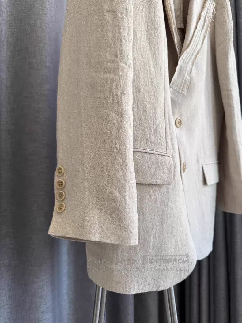 Yohji Yamamoto Yohji Yamamoto 24SS Linen Patchwork Suit Jacket Size US M / EU 48-50 / 2 - 4 Thumbnail